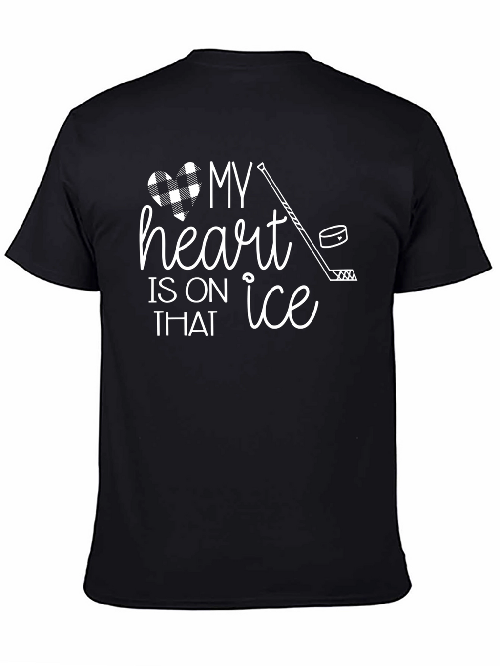 My Heart Is On That Ice Hockey T-Shirt