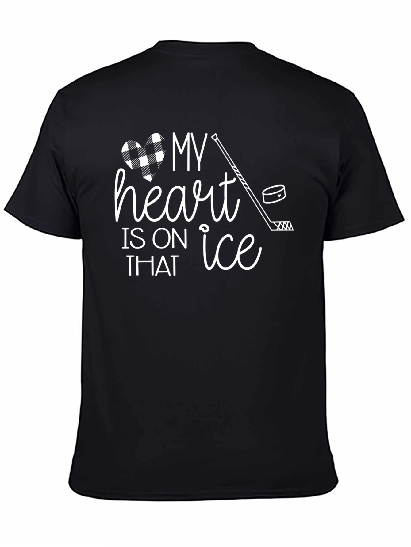 My Heart Is On That Ice Hockey T-Shirt