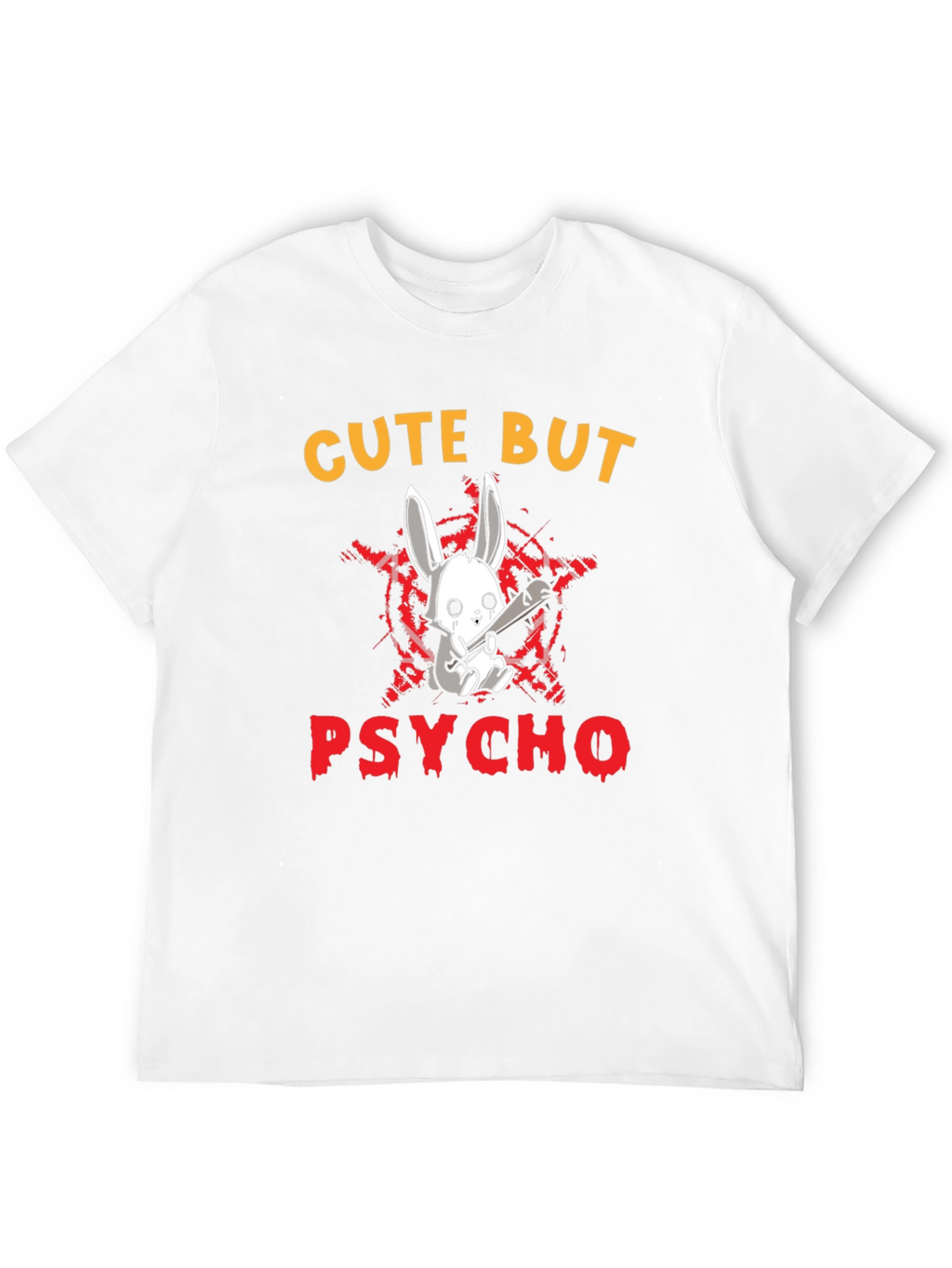 Cute But Psycho Bunny Graphic Tee
