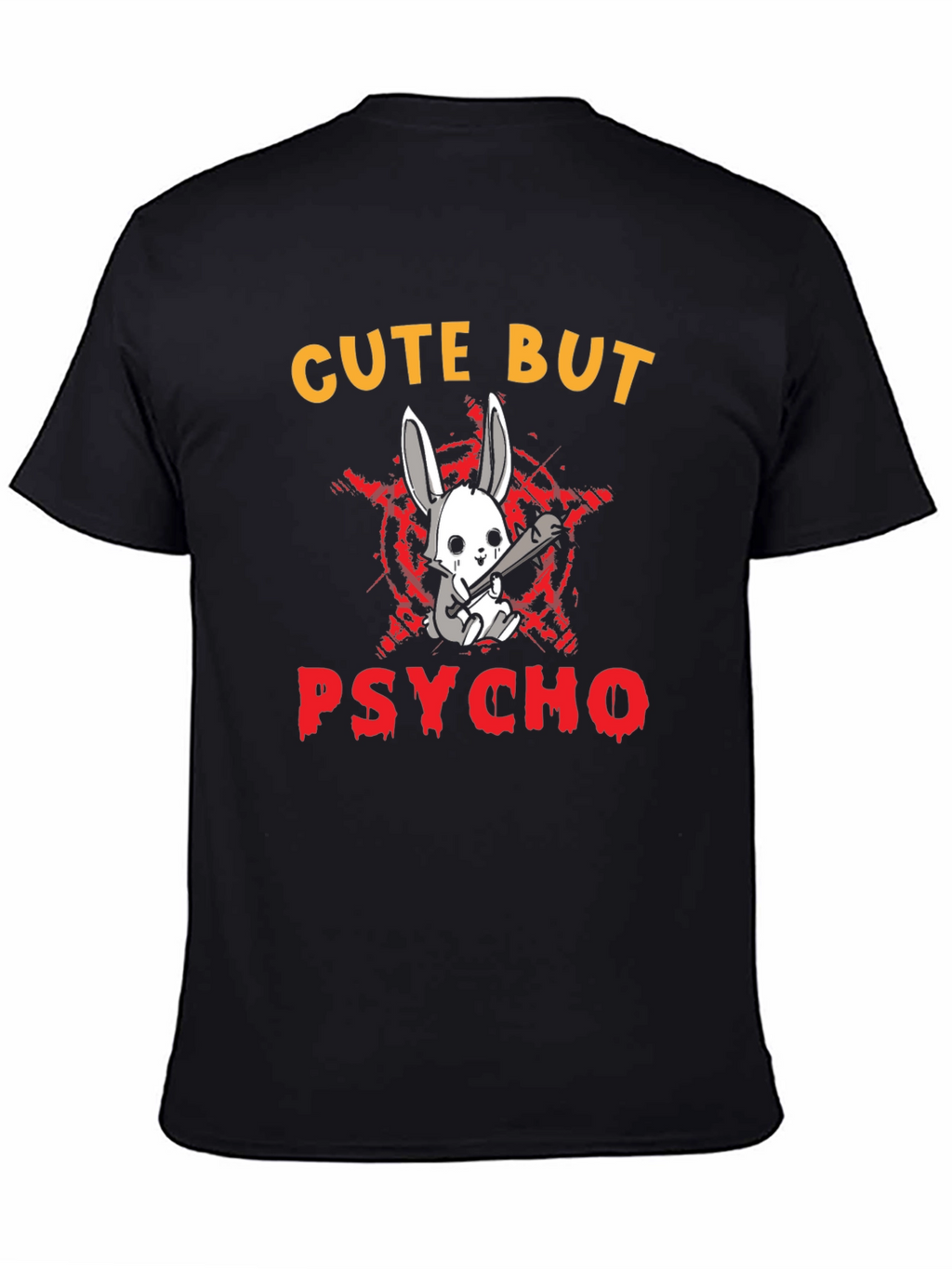 Cute But Psycho Bunny Graphic Tee