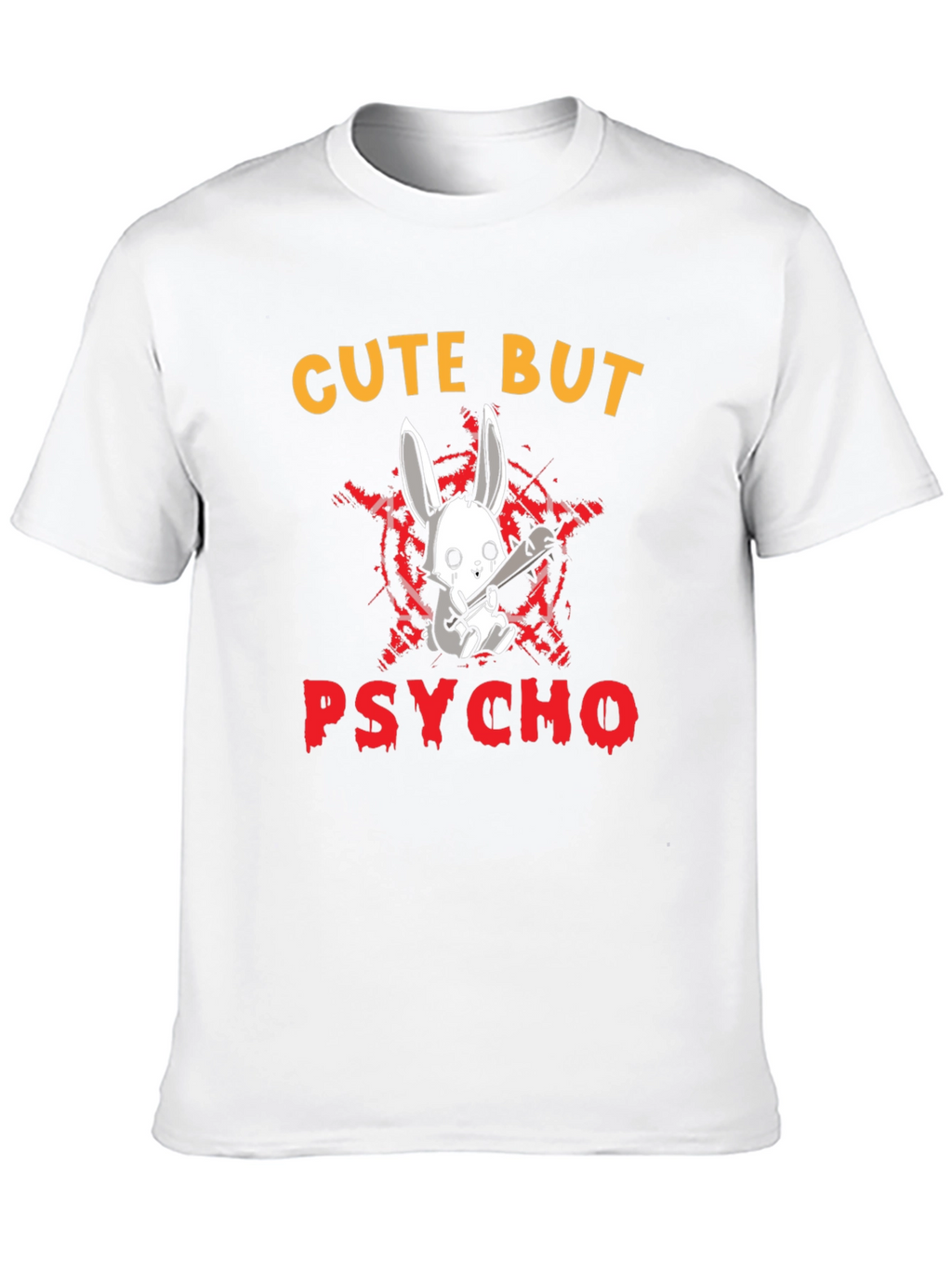 Cute But Psycho Bunny Graphic Tee