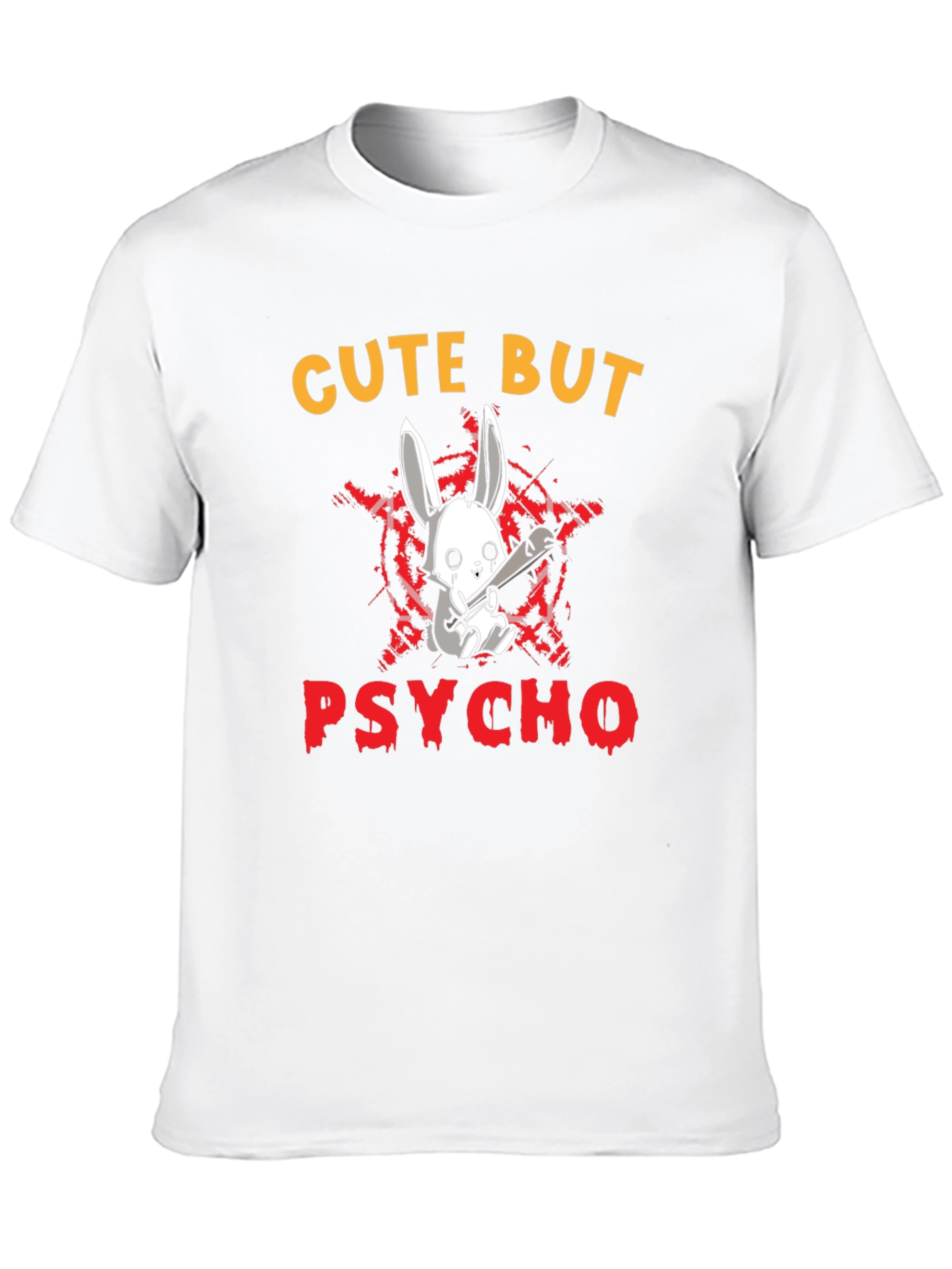 Cute But Psycho Bunny Graphic Tee