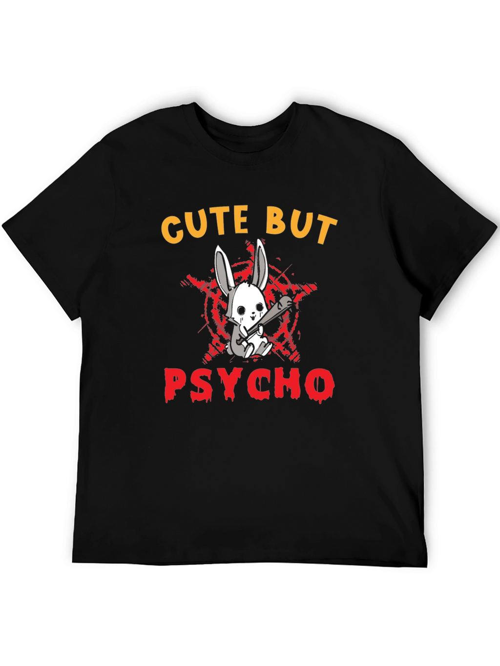 Cute But Psycho Bunny Graphic Tee