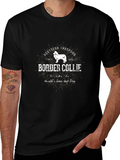 Border Collie Scottish Sheepdog Black T-Shirt