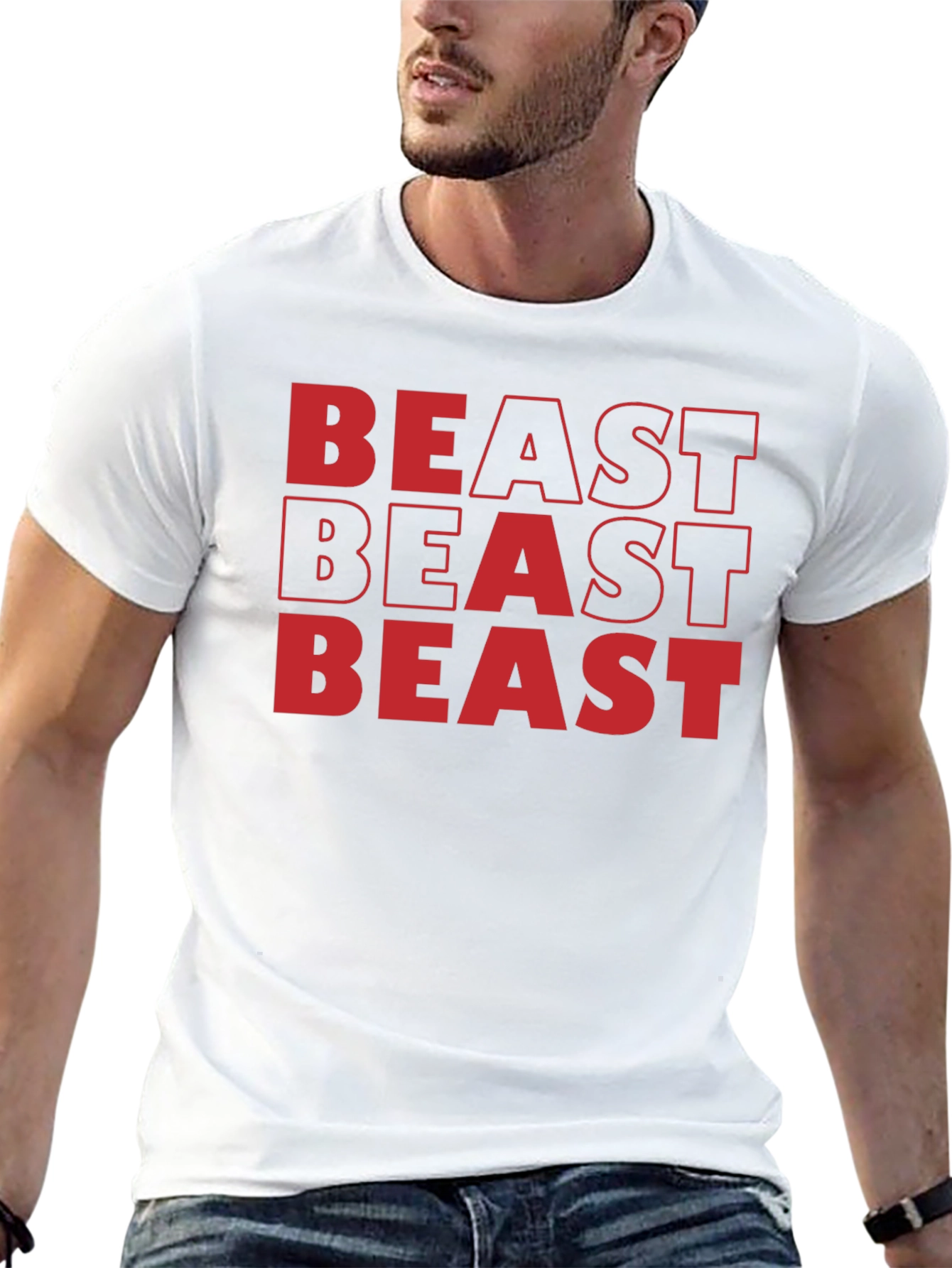 Beast Mode Graphic Tee - Bold Statement Shirt