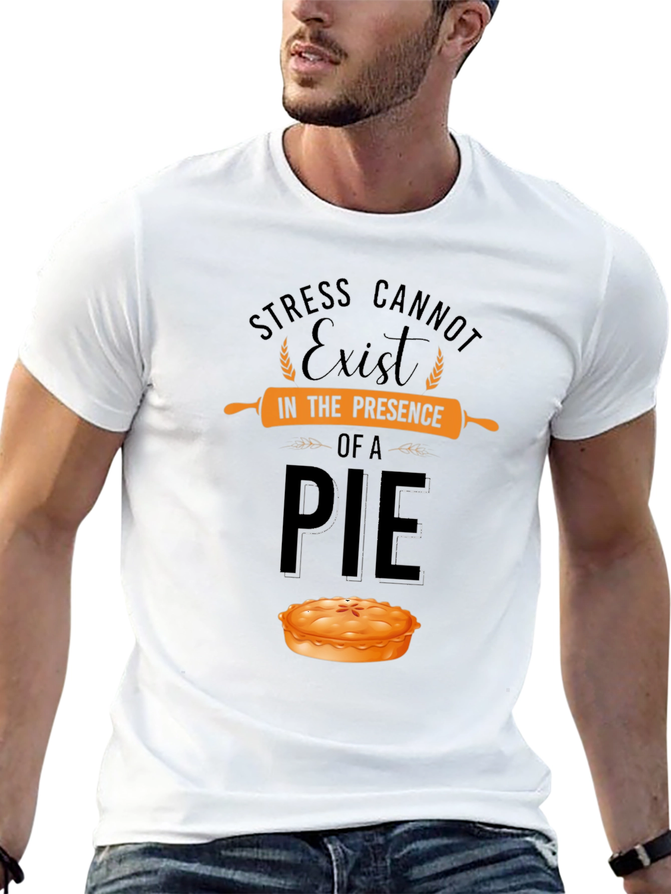 Stress Cannot Exist in Presence of a Pie T-Shirt