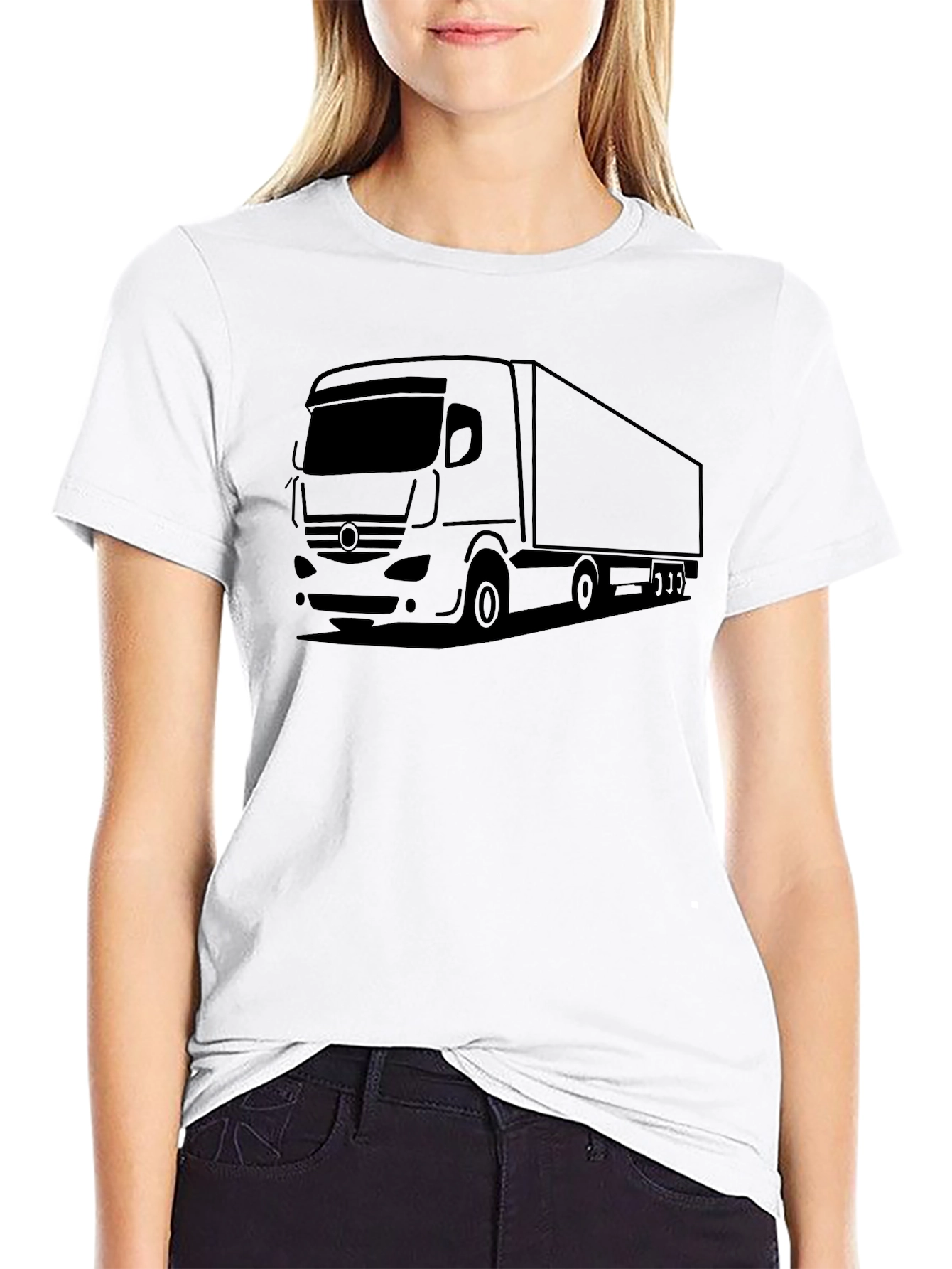 Truck Graphic Tee - Classic Black