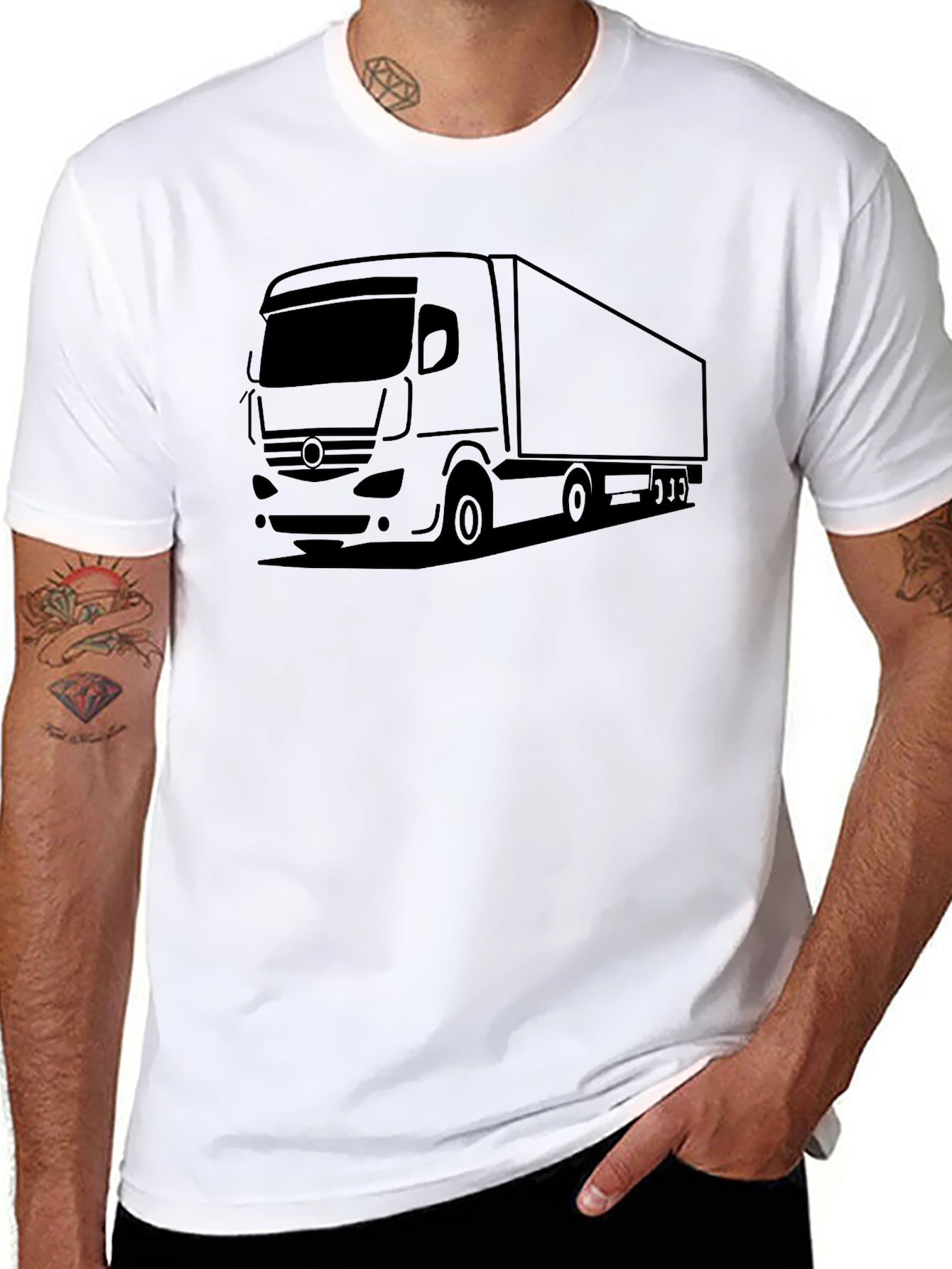 Truck Graphic Tee - Classic Black