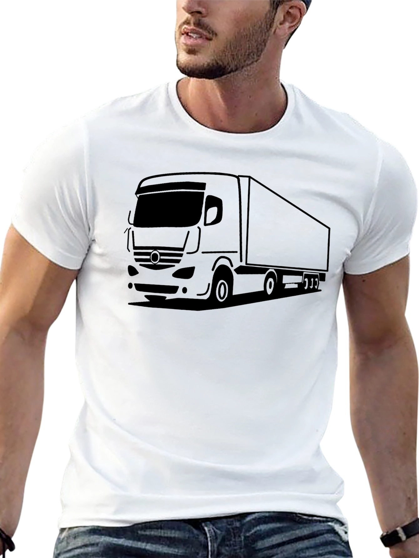 Truck Graphic Tee - Classic Black