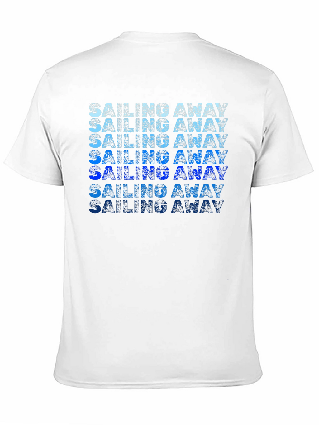 Sailing Away Gradient Graphic Tee - Classic Comfort