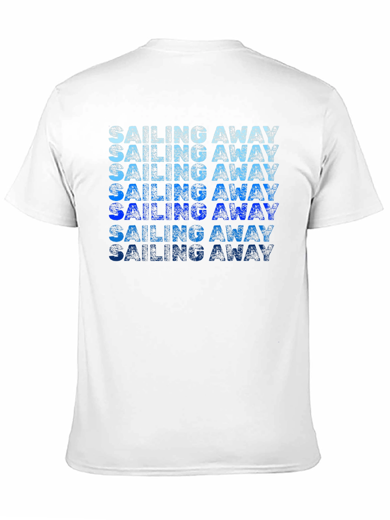 Sailing Away Gradient Graphic Tee - Classic Comfort