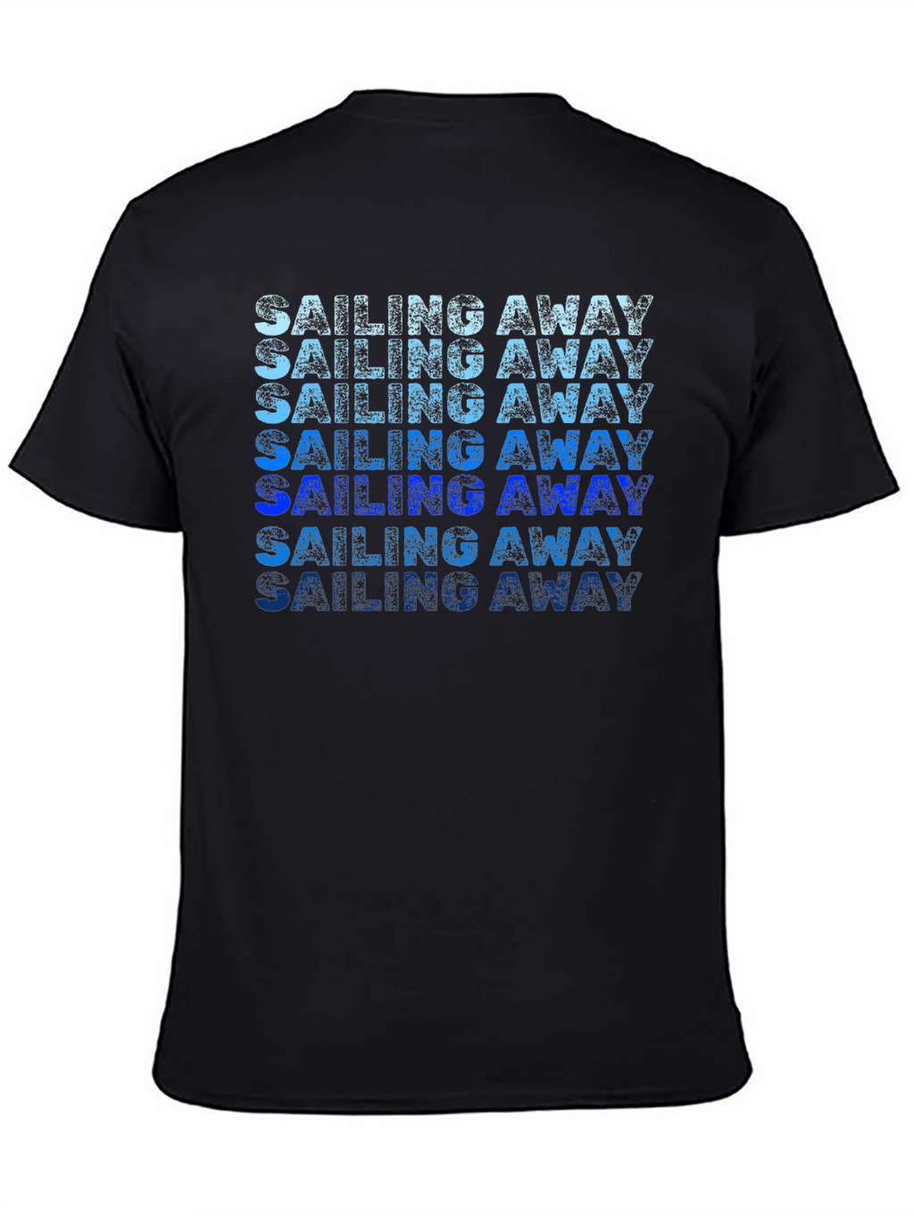 Sailing Away Gradient Graphic Tee - Classic Comfort