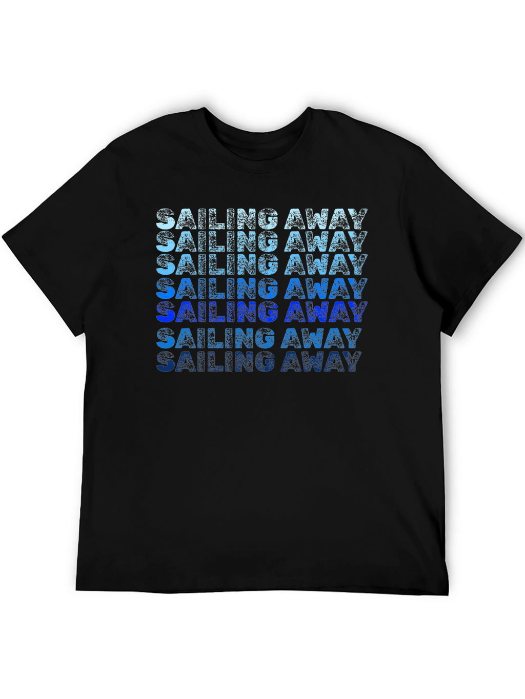 Sailing Away Gradient Graphic Tee - Classic Comfort