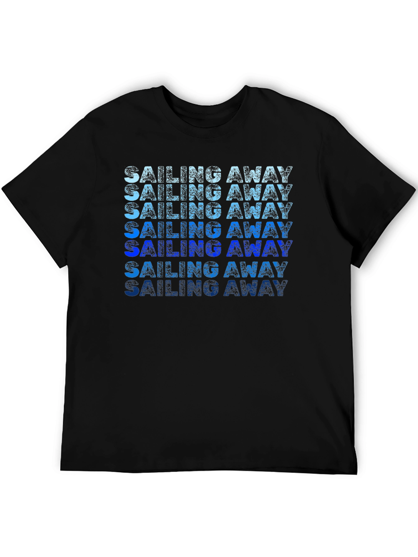 Sailing Away Gradient Graphic Tee - Classic Comfort