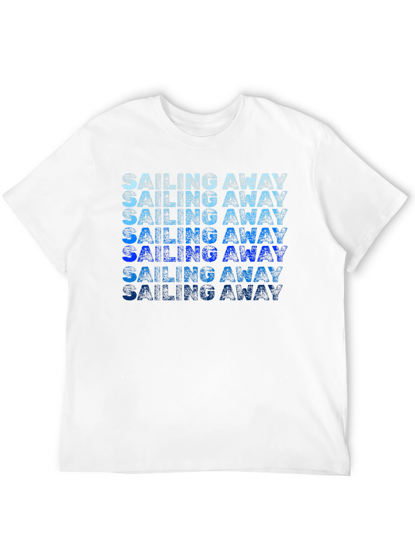 Sailing Away Gradient Graphic Tee - Classic Comfort