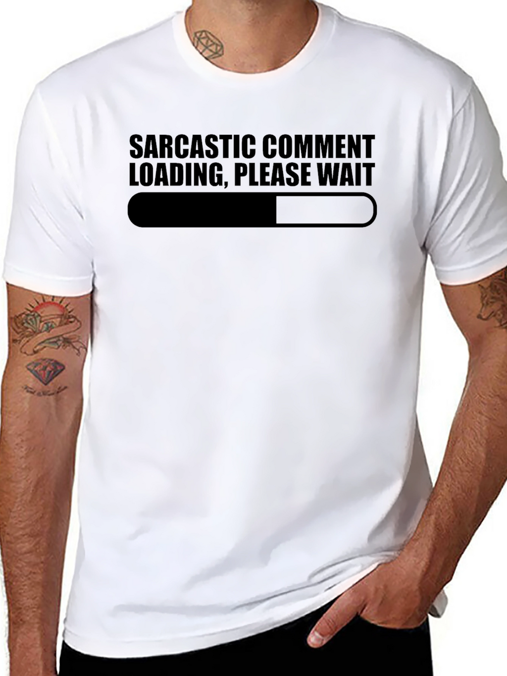 Sarcastic Comment Loading Graphic Tee
