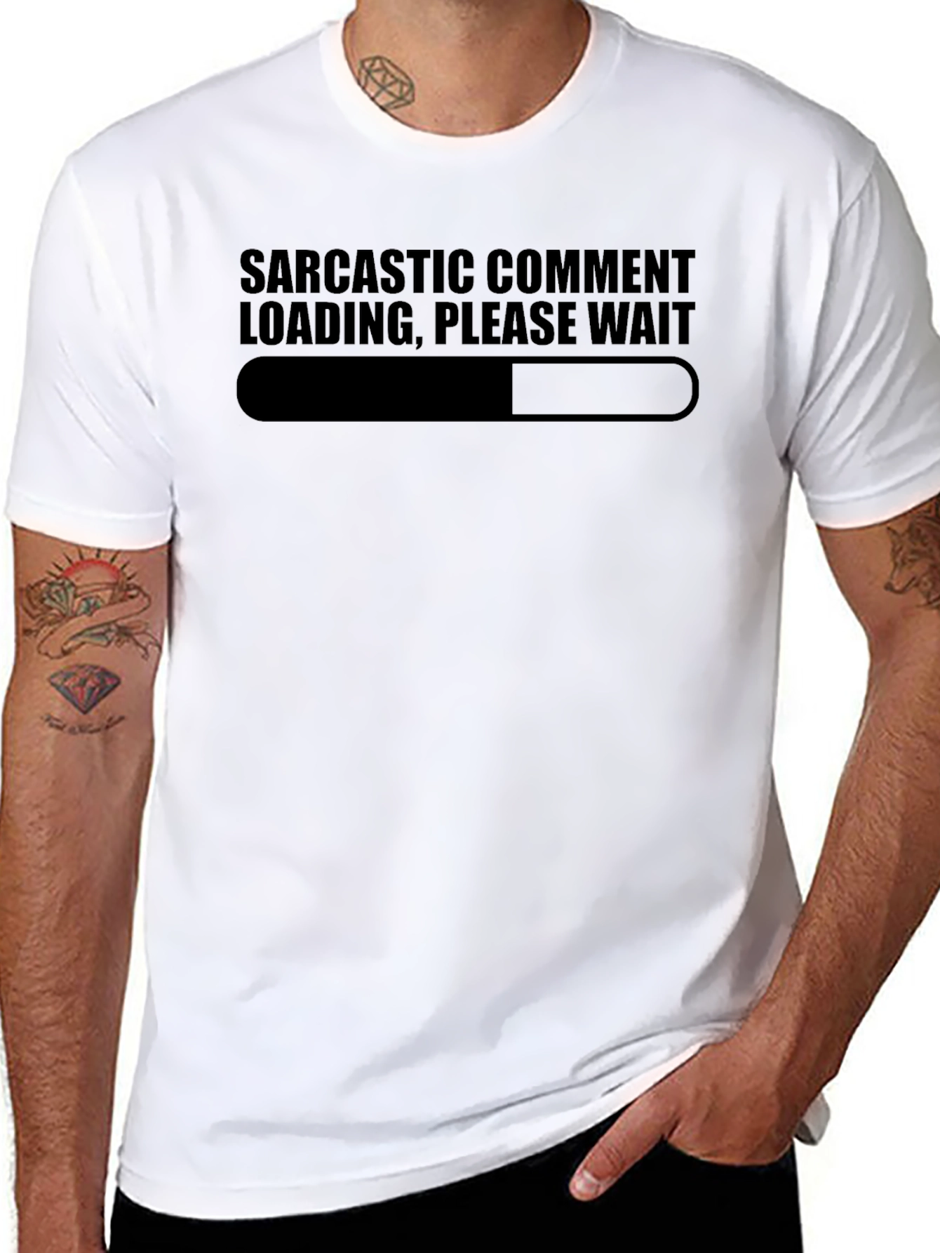 Sarcastic Comment Loading Graphic Tee