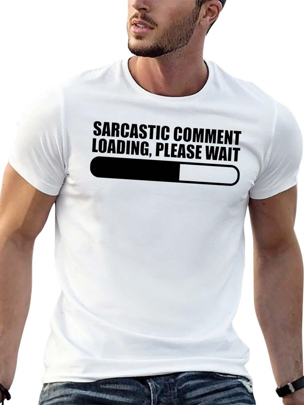 Sarcastic Comment Loading Graphic Tee