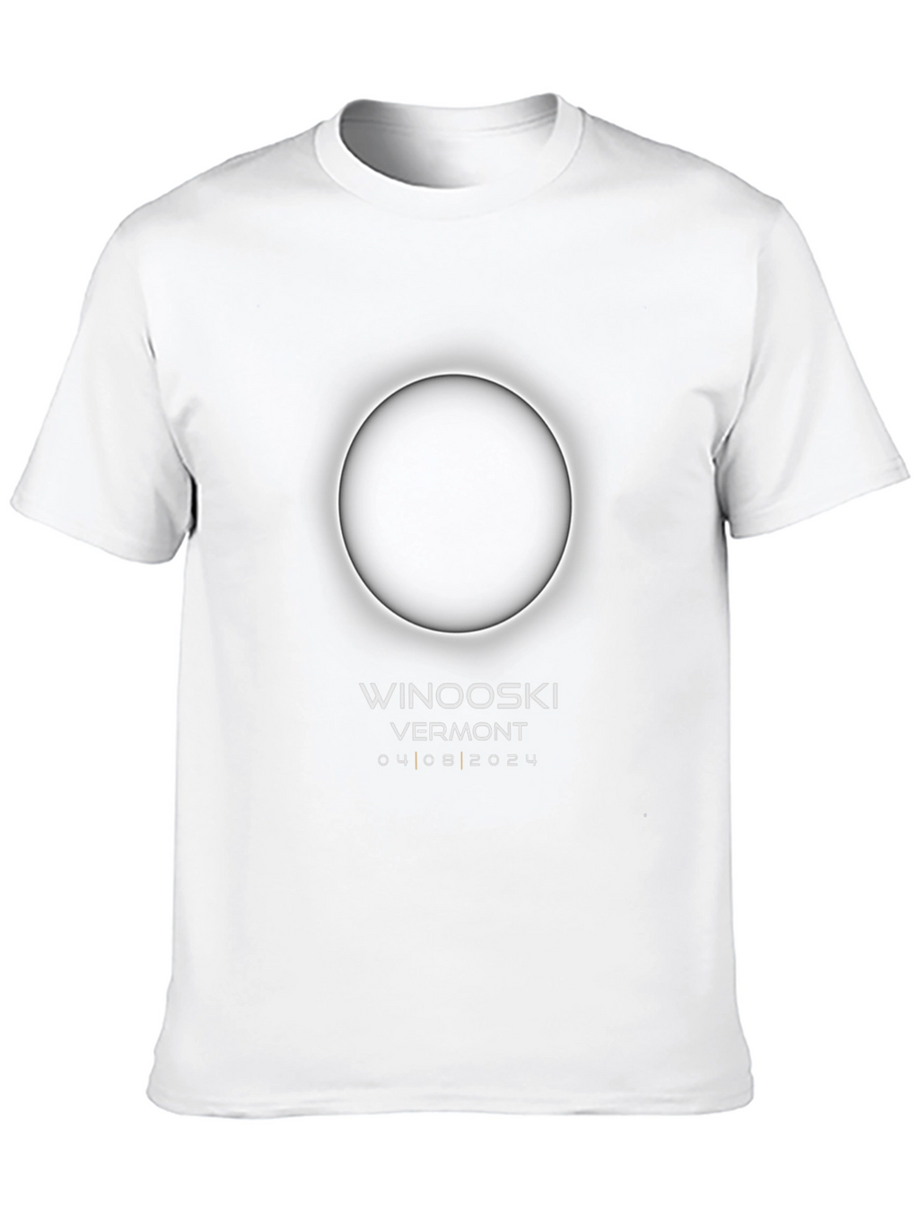 Winooski Vermont Eclipse April 8 2024 T-Shirt