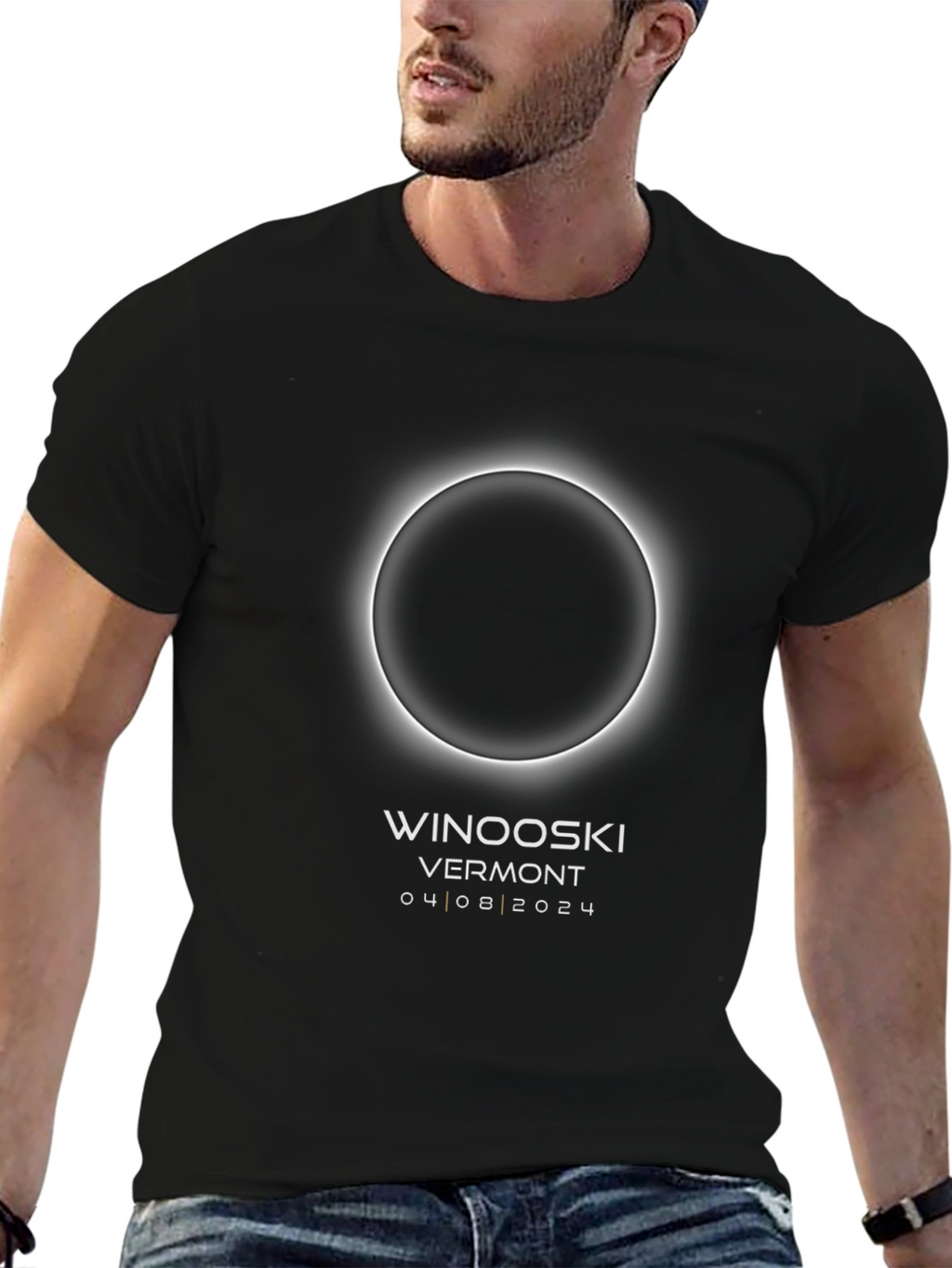 Winooski Vermont Eclipse April 8 2024 T-Shirt
