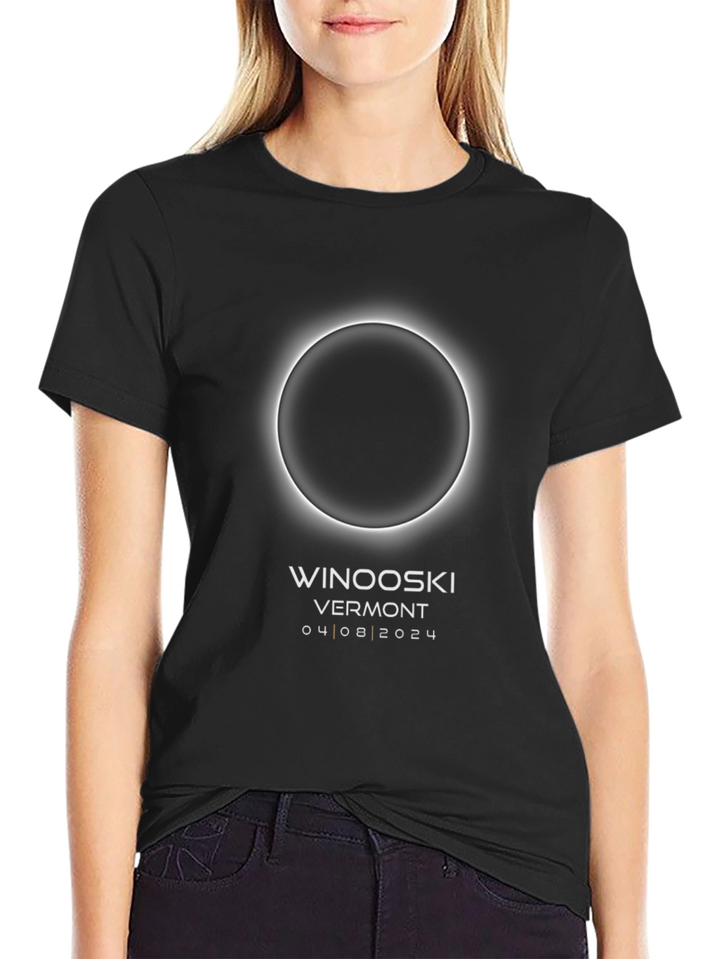 Winooski Vermont Eclipse April 8 2024 T-Shirt