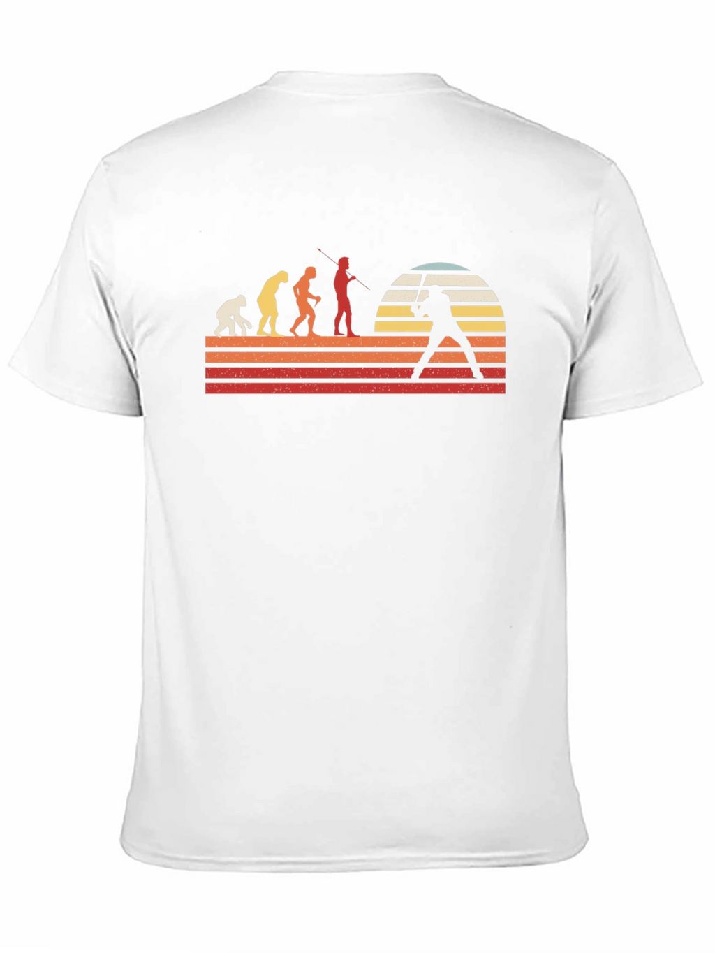 Evolution of Man Baseball Graphic T-Shirt