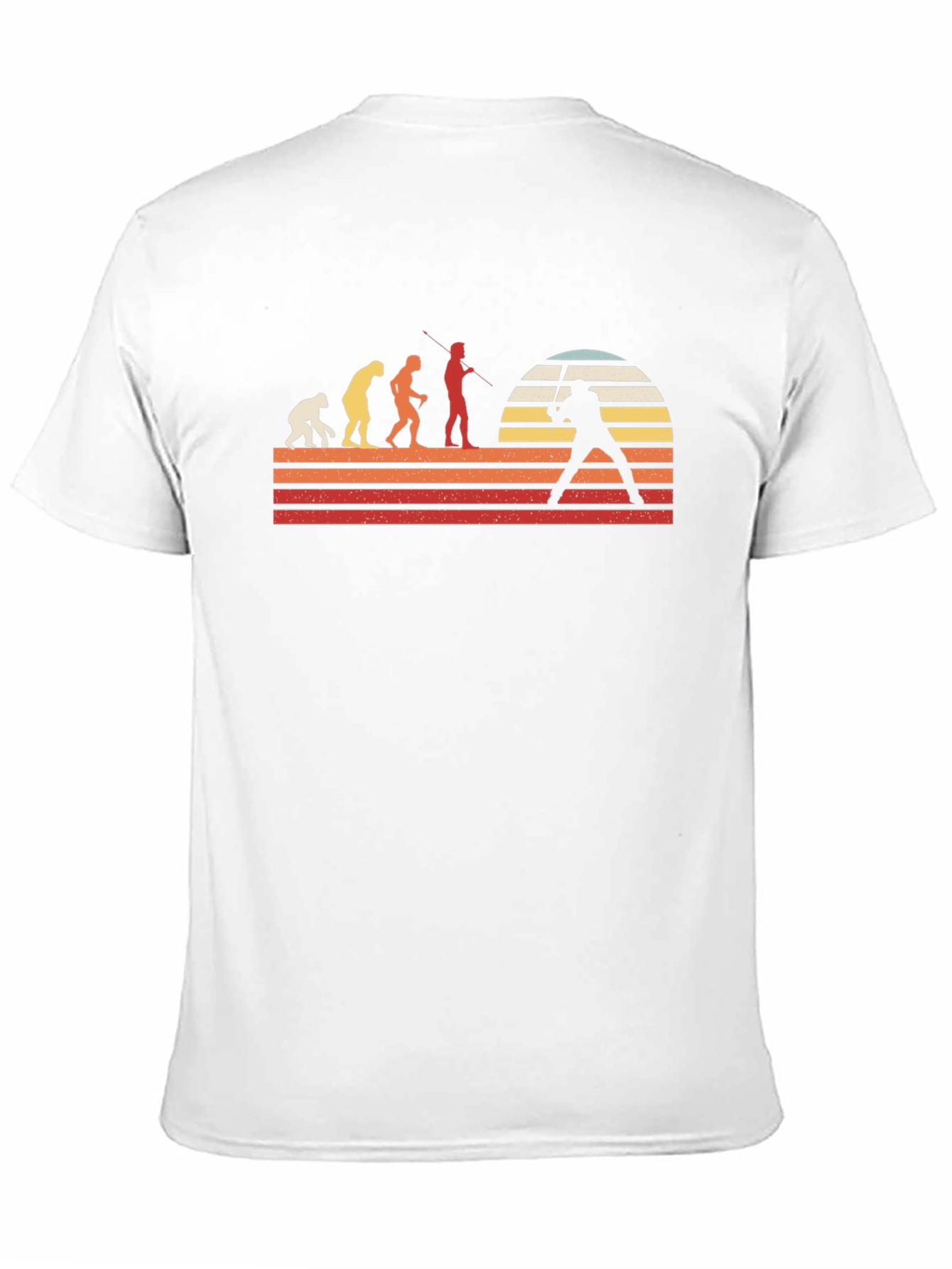 Evolution of Man Baseball Graphic T-Shirt