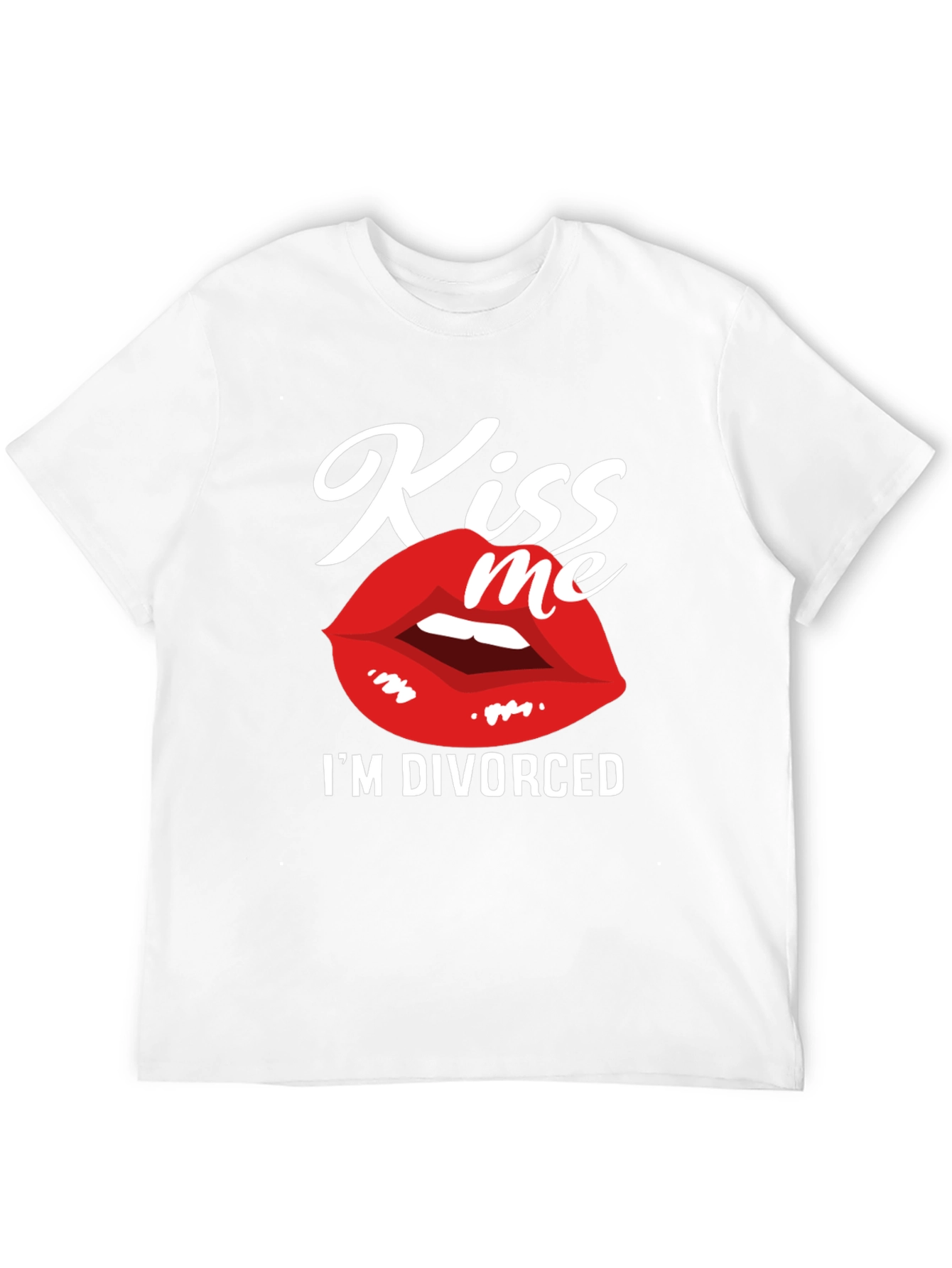 Kiss Me Im Divorced Graphic Tee