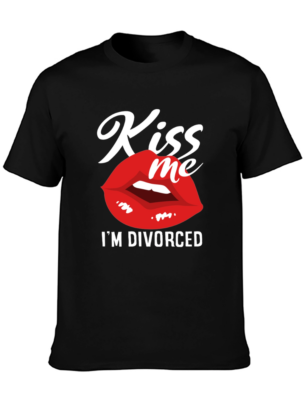 Kiss Me Im Divorced Graphic Tee