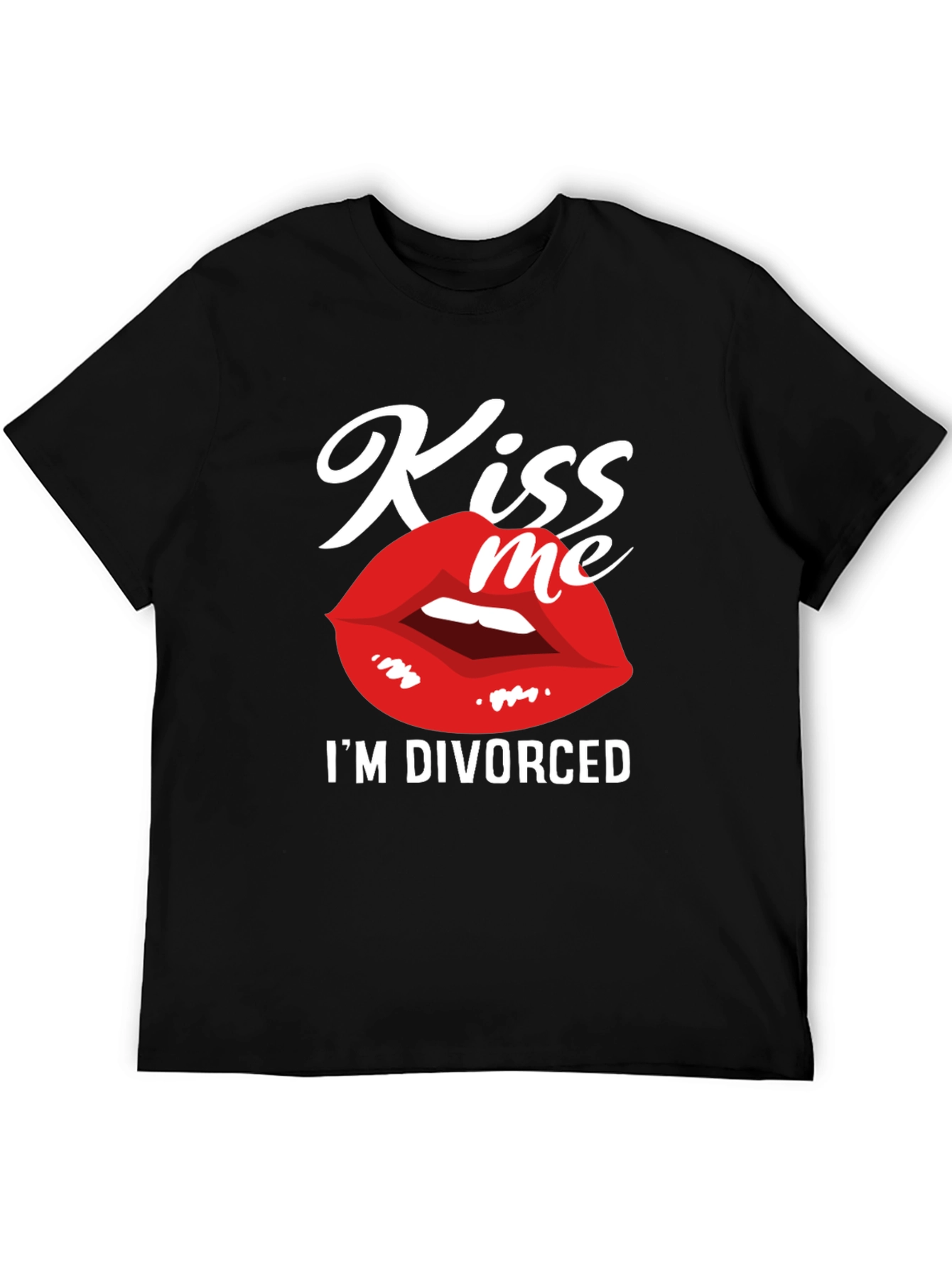 Kiss Me Im Divorced Graphic Tee
