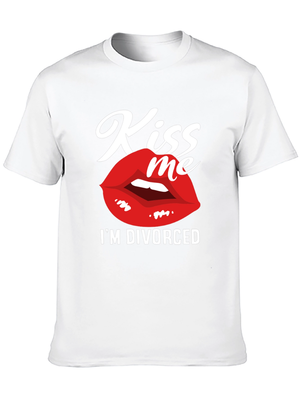 Kiss Me Im Divorced Graphic Tee