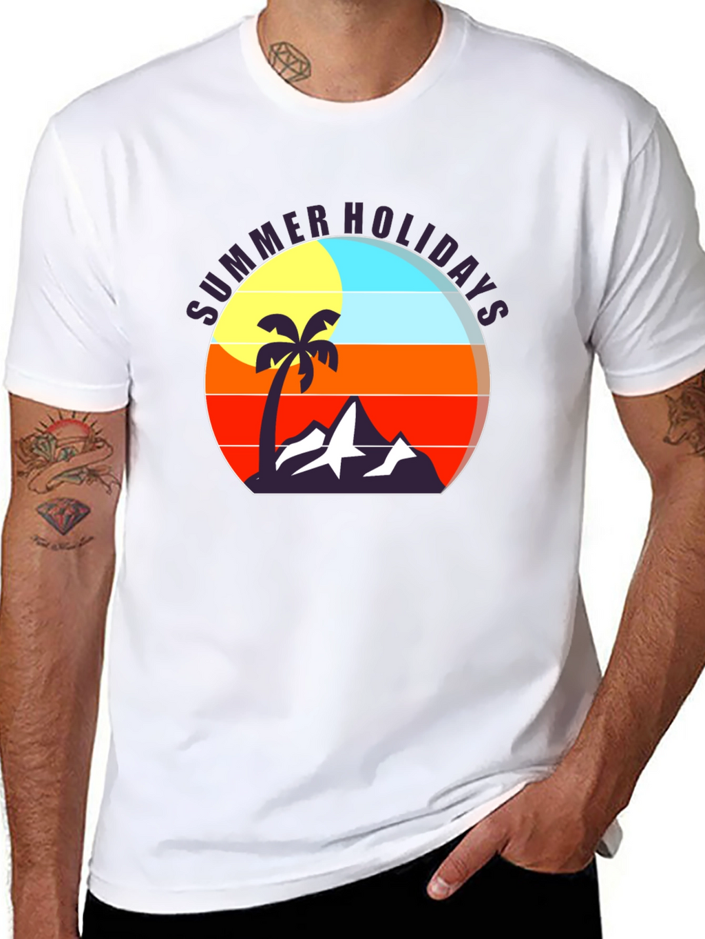 Summer Holidays Graphic T-Shirt