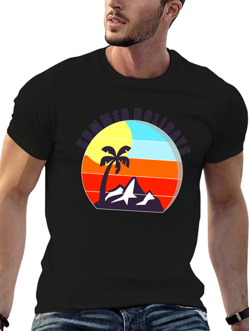 Summer Holidays Graphic T-Shirt