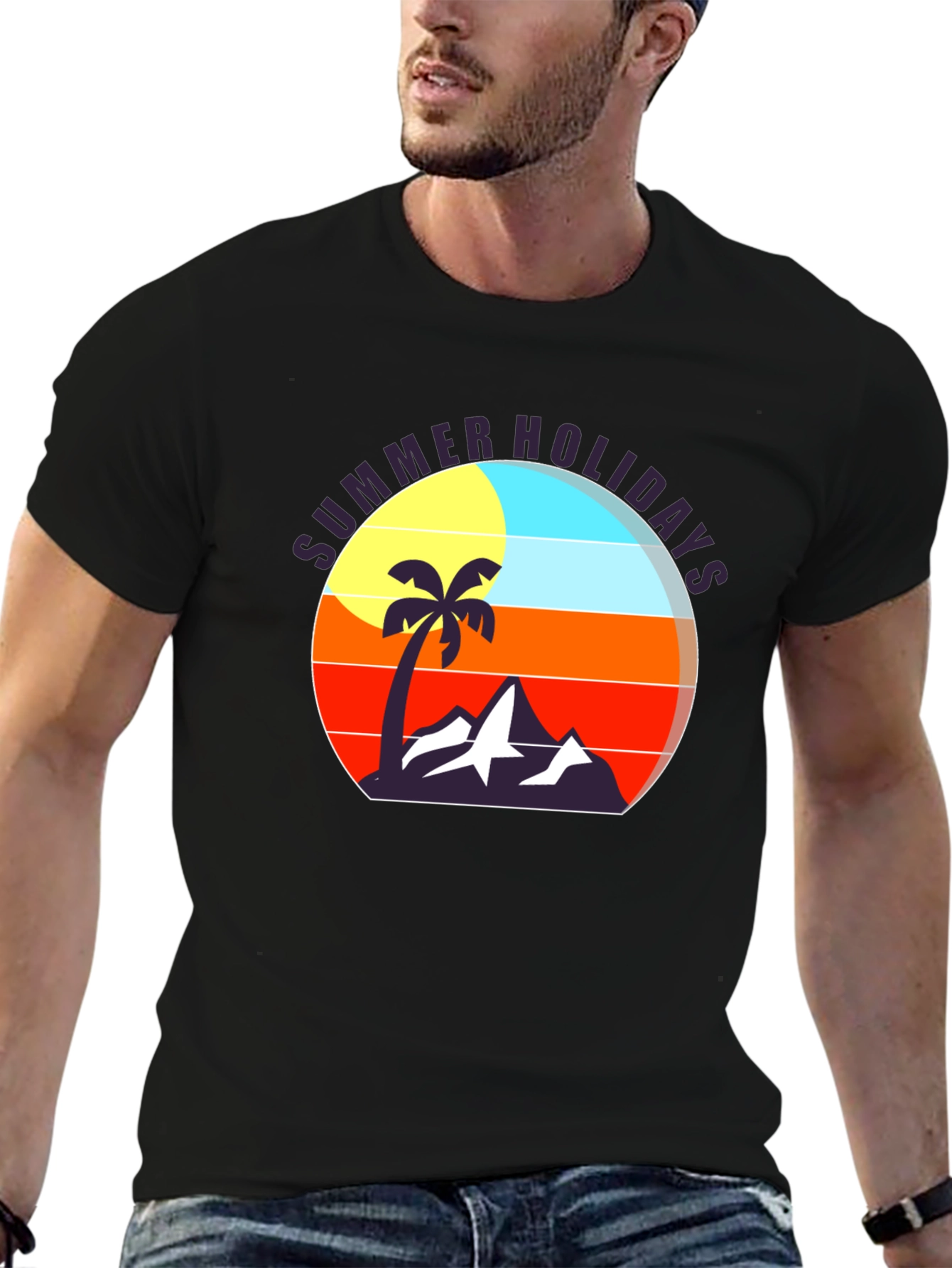 Summer Holidays Graphic T-Shirt