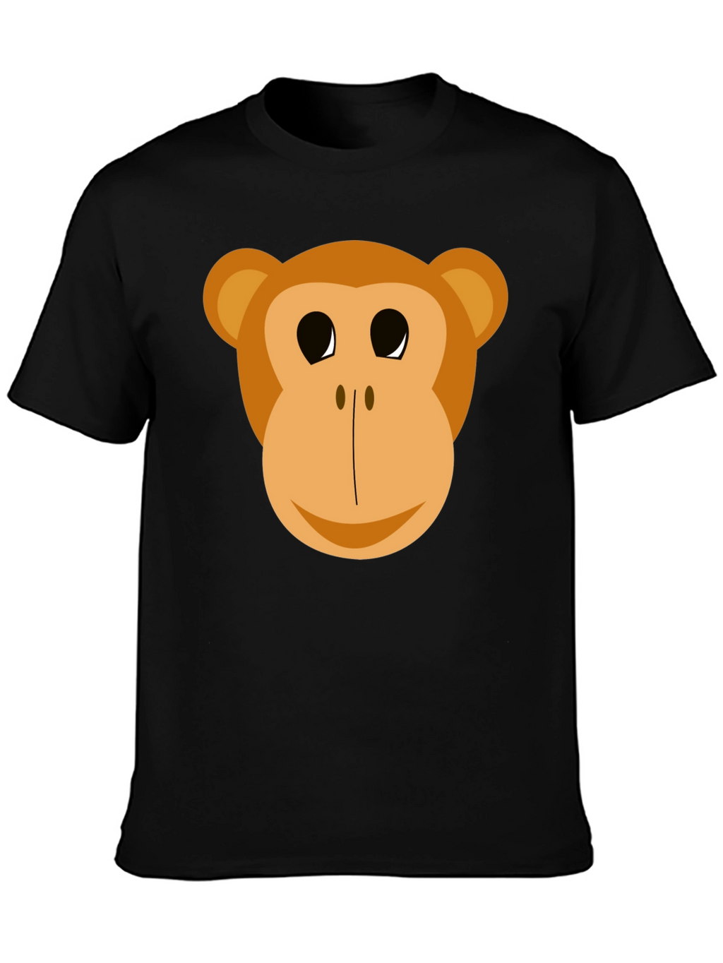 Funny Monkey Face Graphic T-Shirt