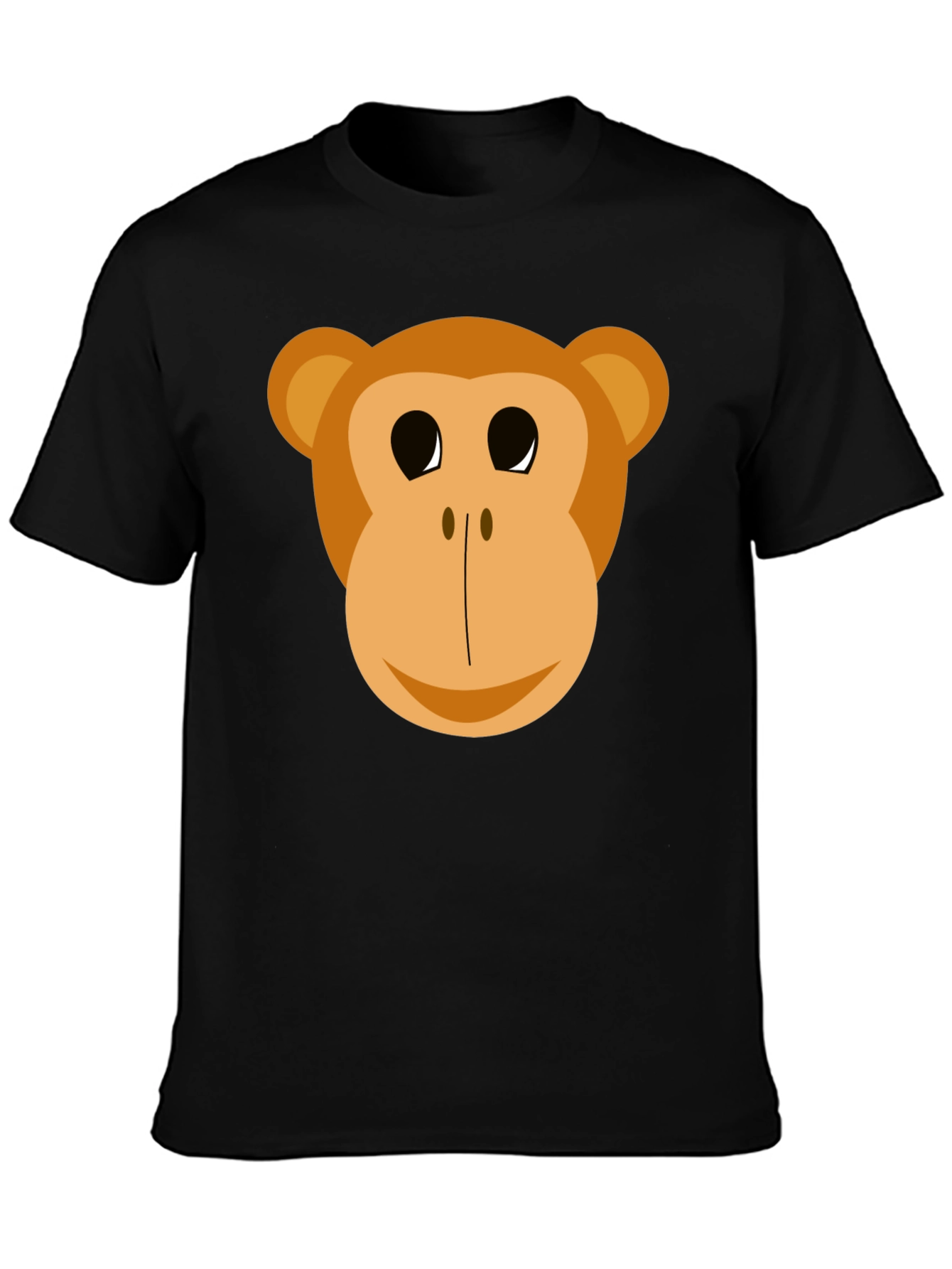 Funny Monkey Face Graphic T-Shirt