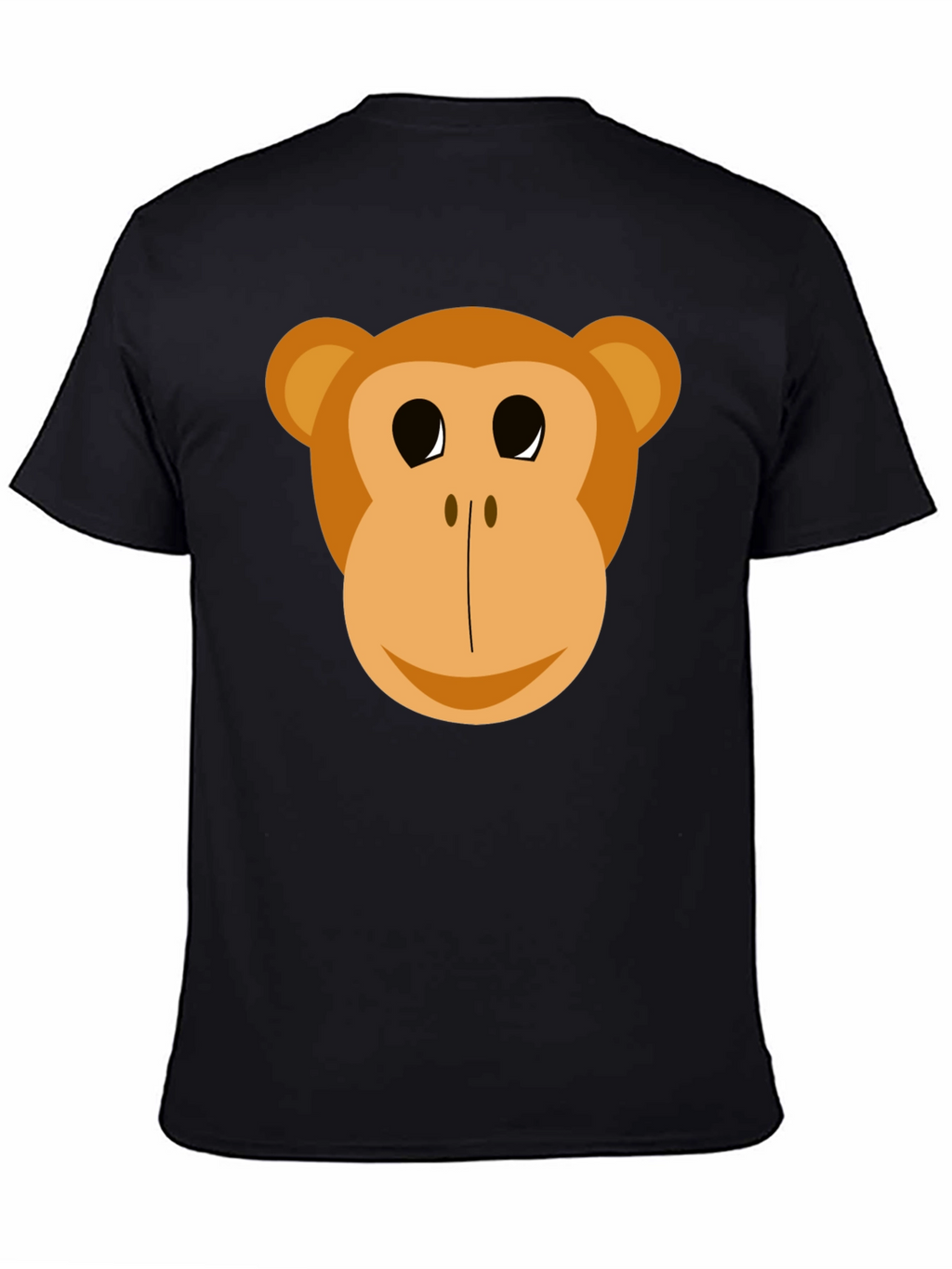 Funny Monkey Face Graphic T-Shirt