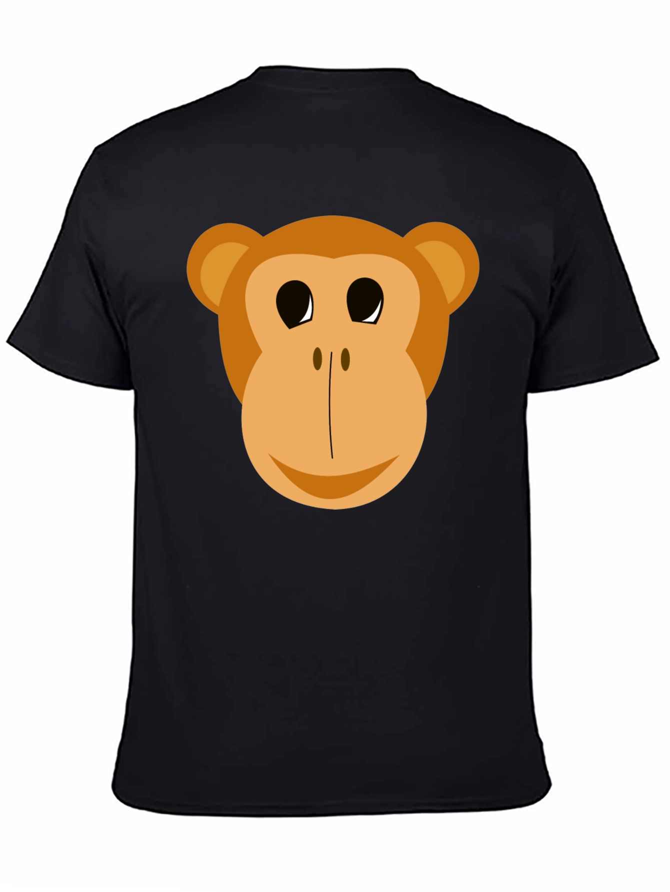 Funny Monkey Face Graphic T-Shirt