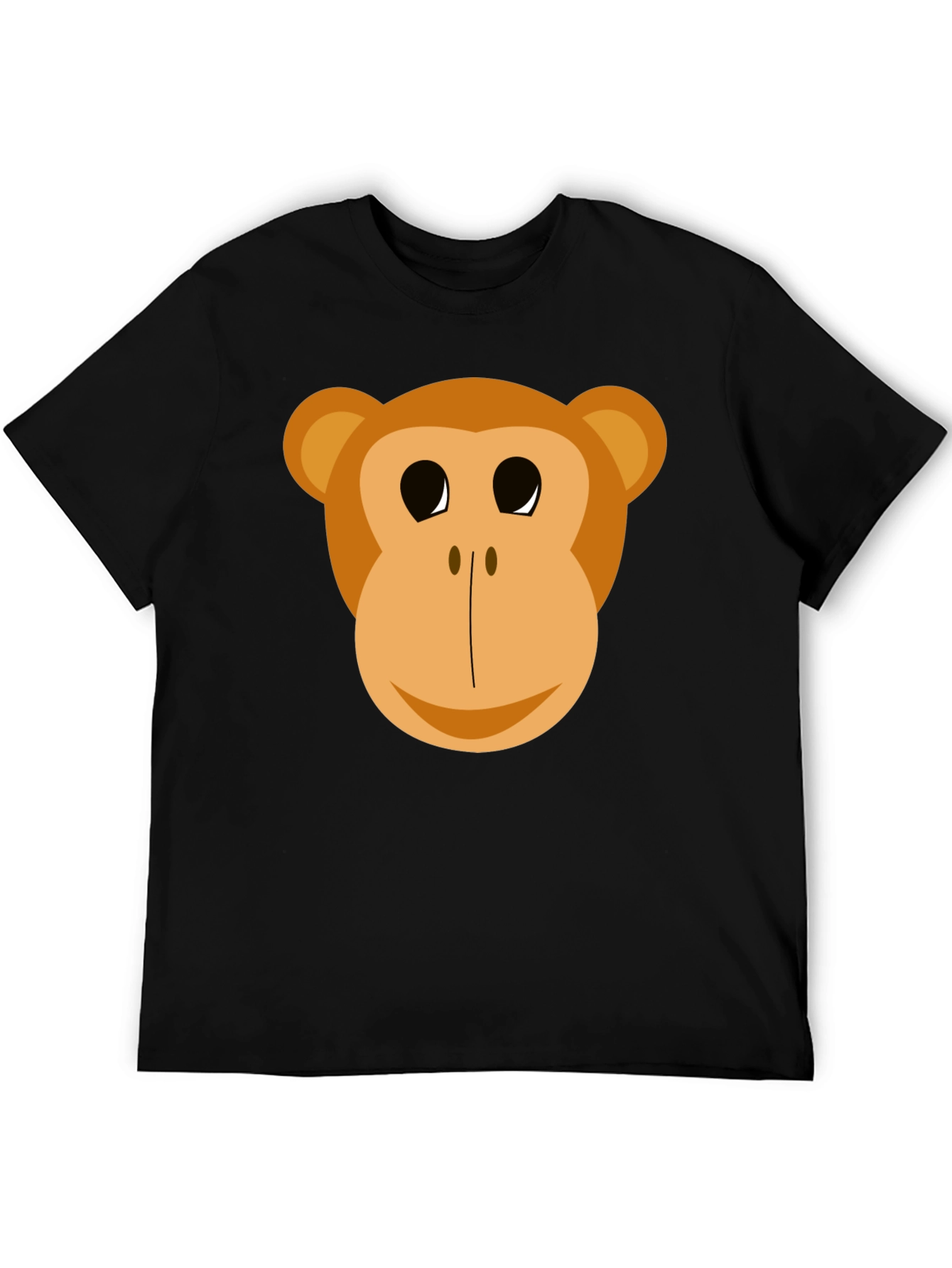 Funny Monkey Face Graphic T-Shirt