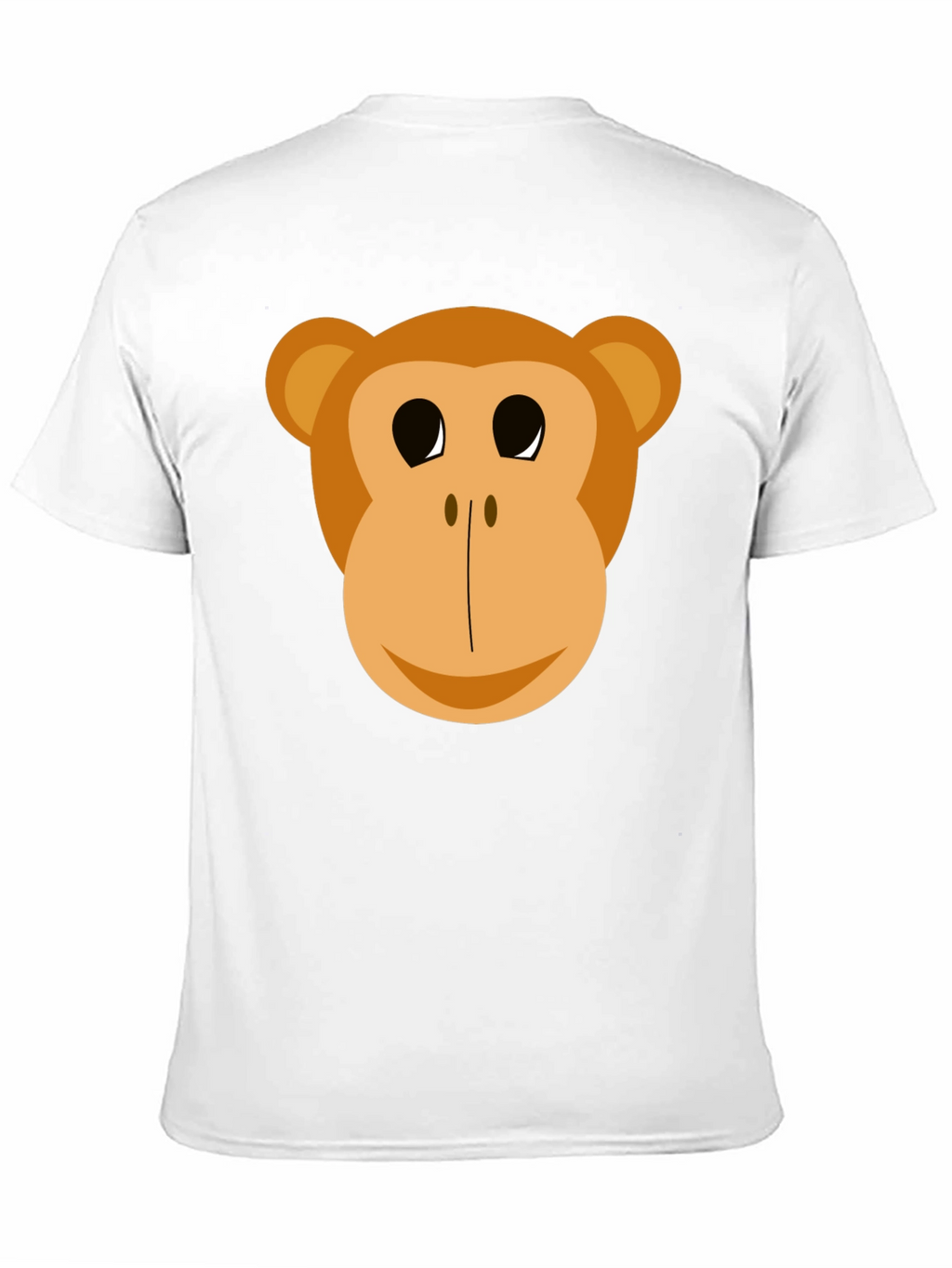 Funny Monkey Face Graphic T-Shirt
