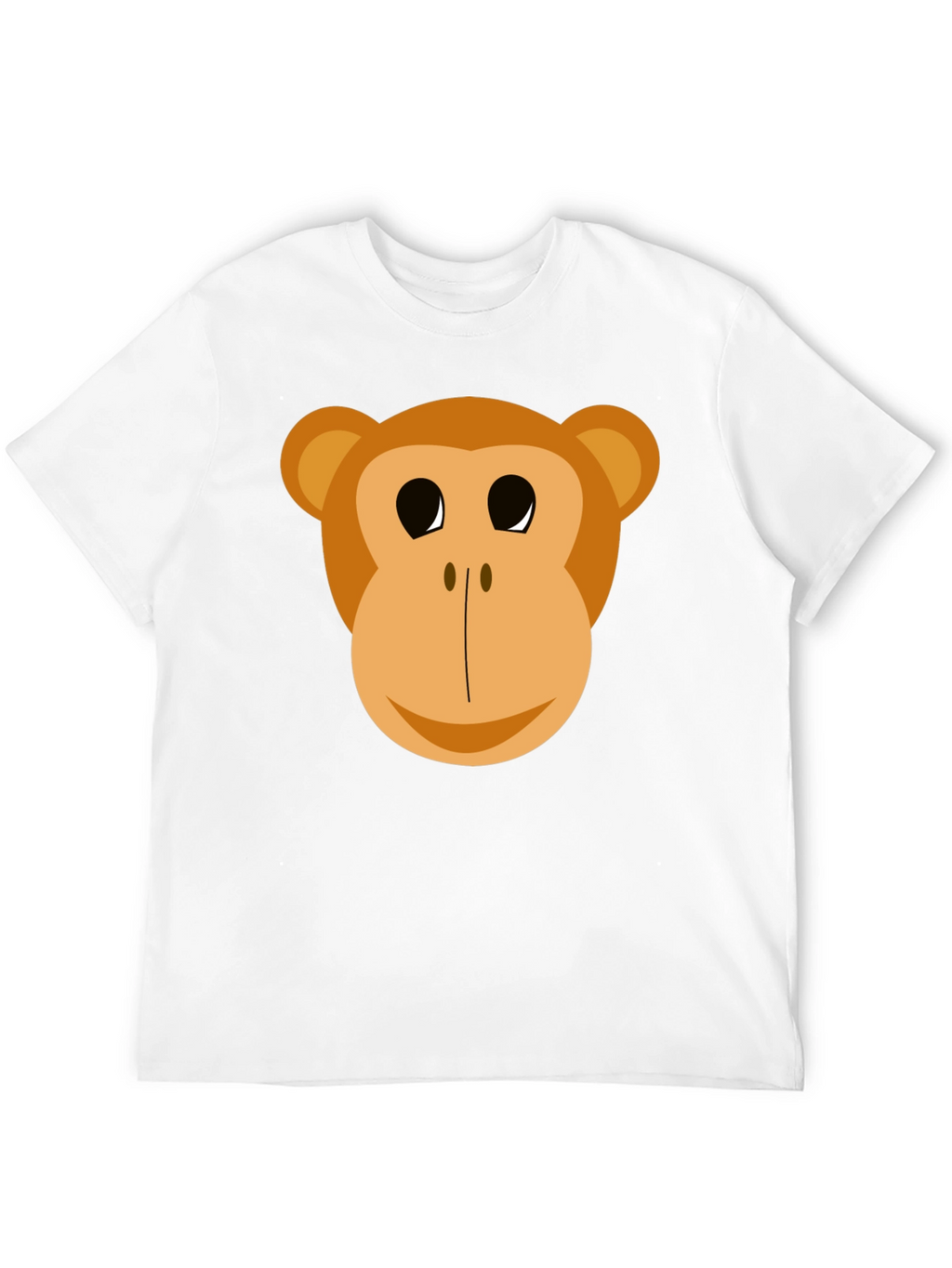 Funny Monkey Face Graphic T-Shirt
