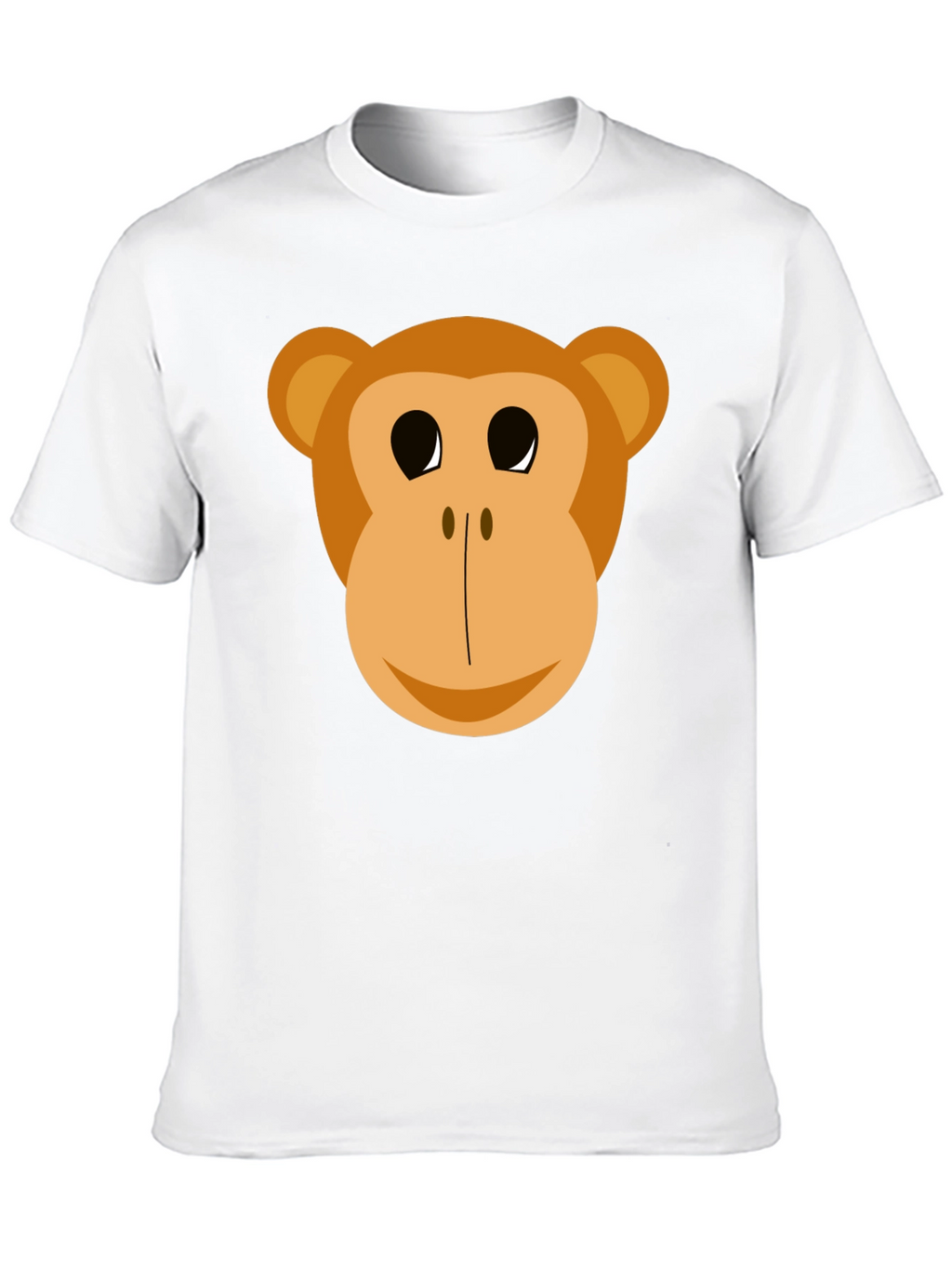 Funny Monkey Face Graphic T-Shirt
