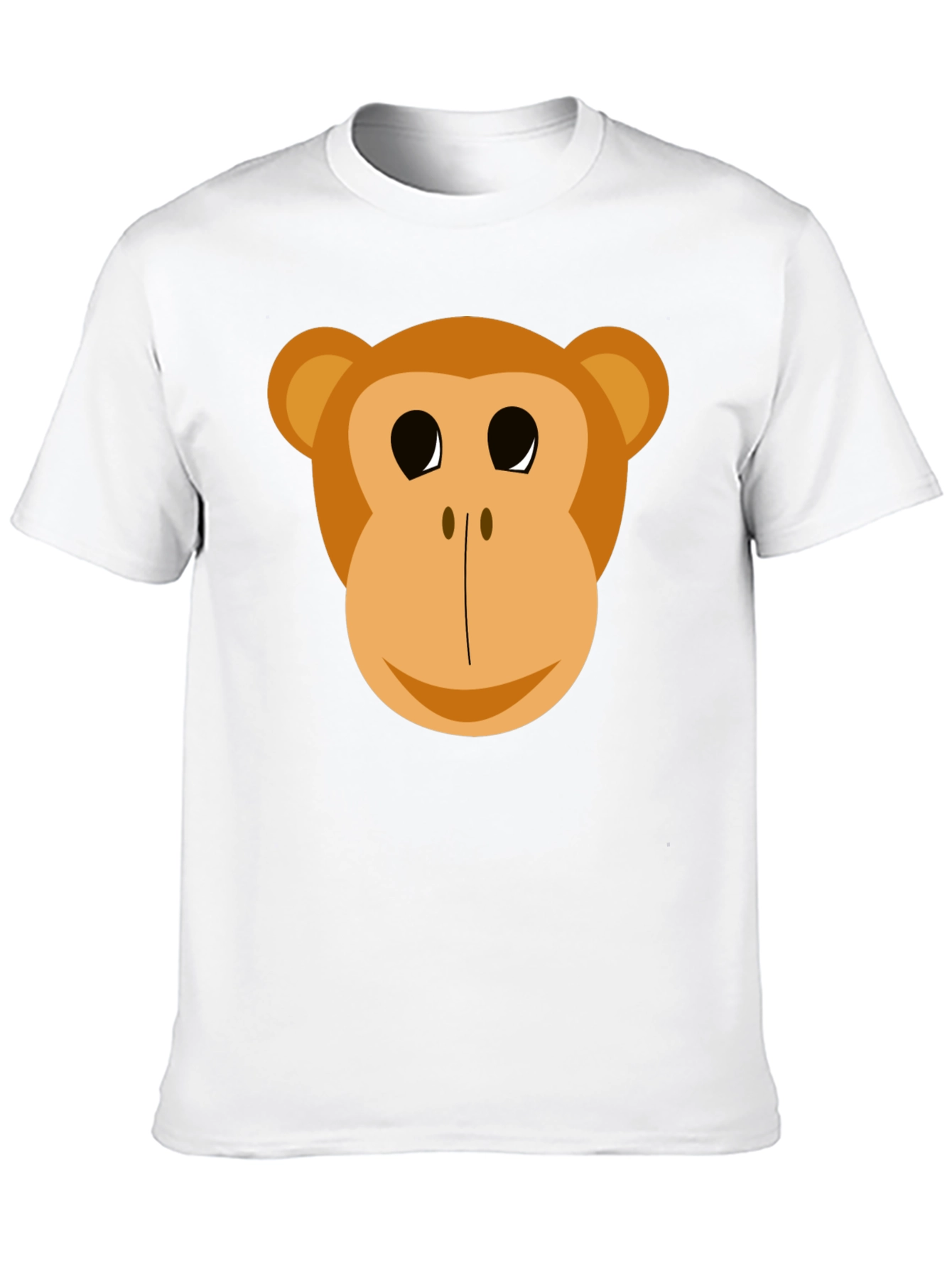 Funny Monkey Face Graphic T-Shirt
