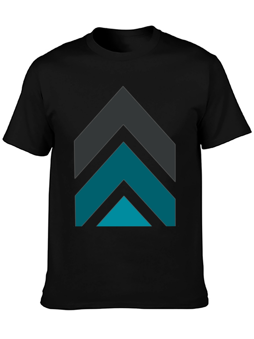 Geometric Arrow Graphic Tee - Modern Design