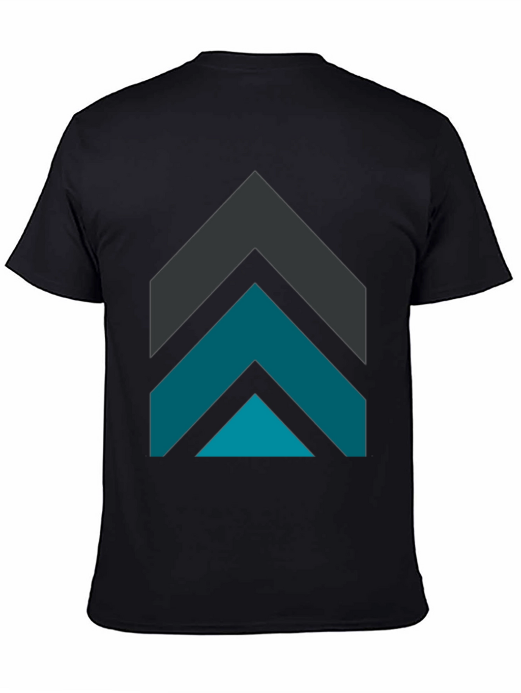 Geometric Arrow Graphic Tee - Modern Design