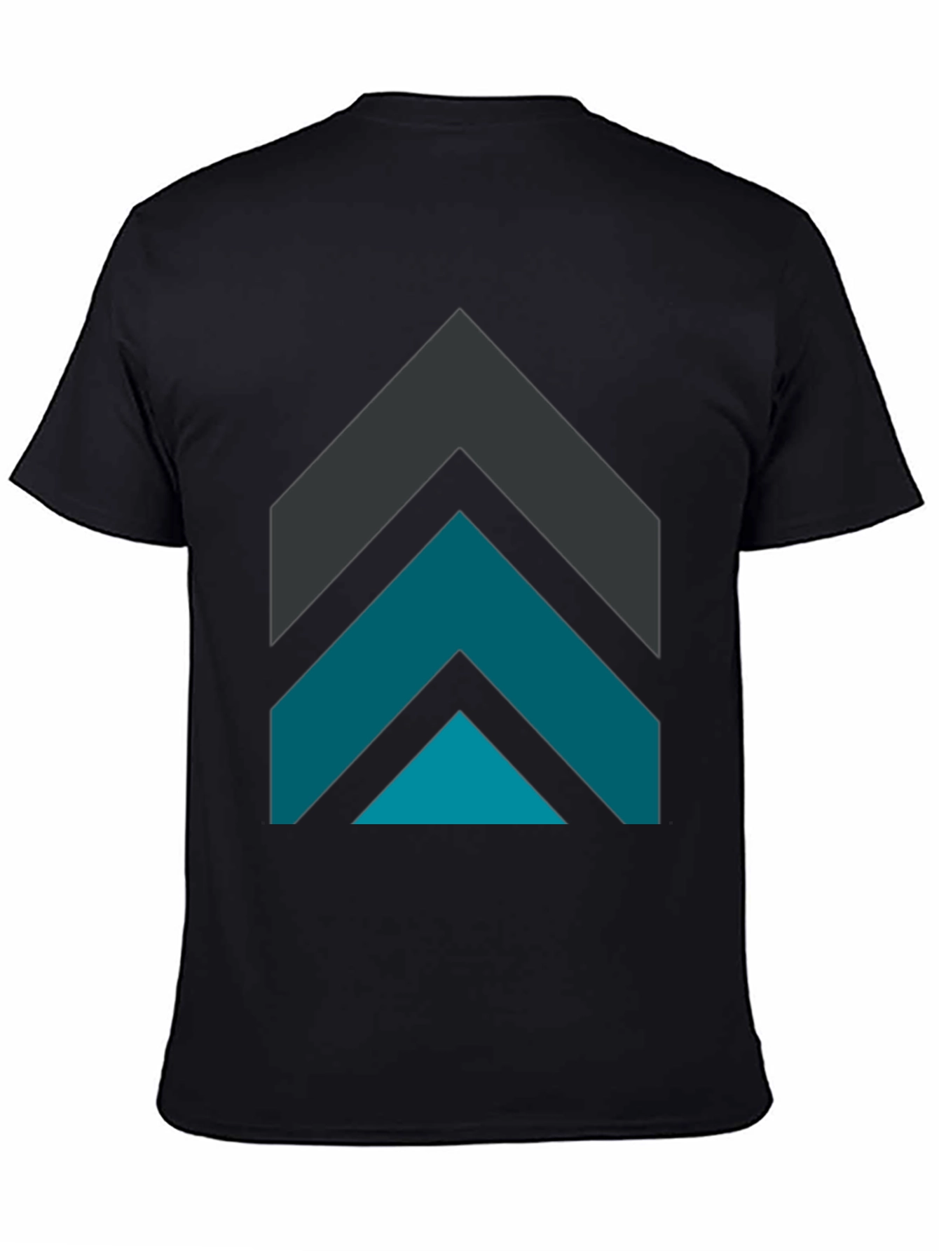 Geometric Arrow Graphic Tee - Modern Design