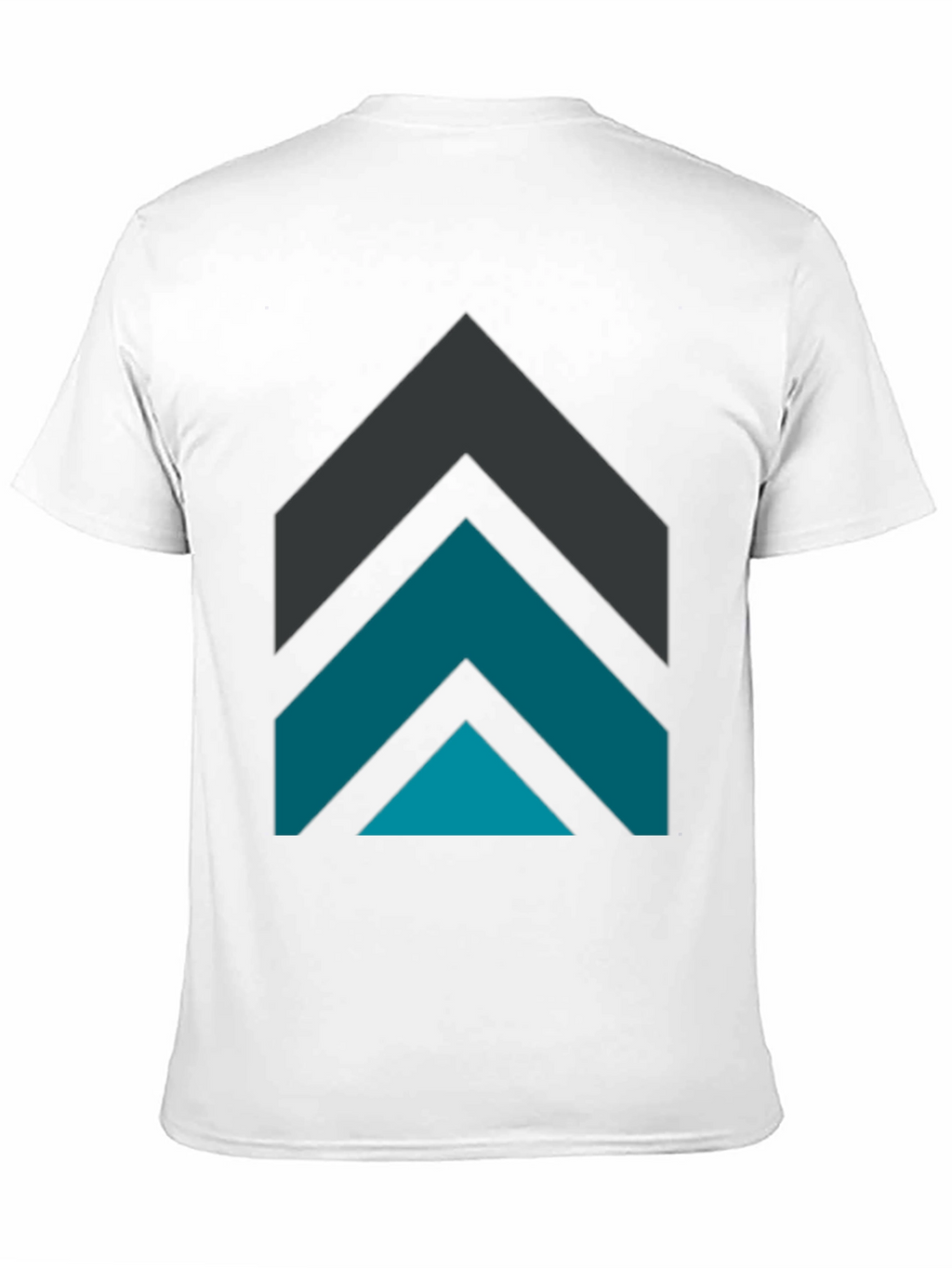 Geometric Arrow Graphic Tee - Modern Design