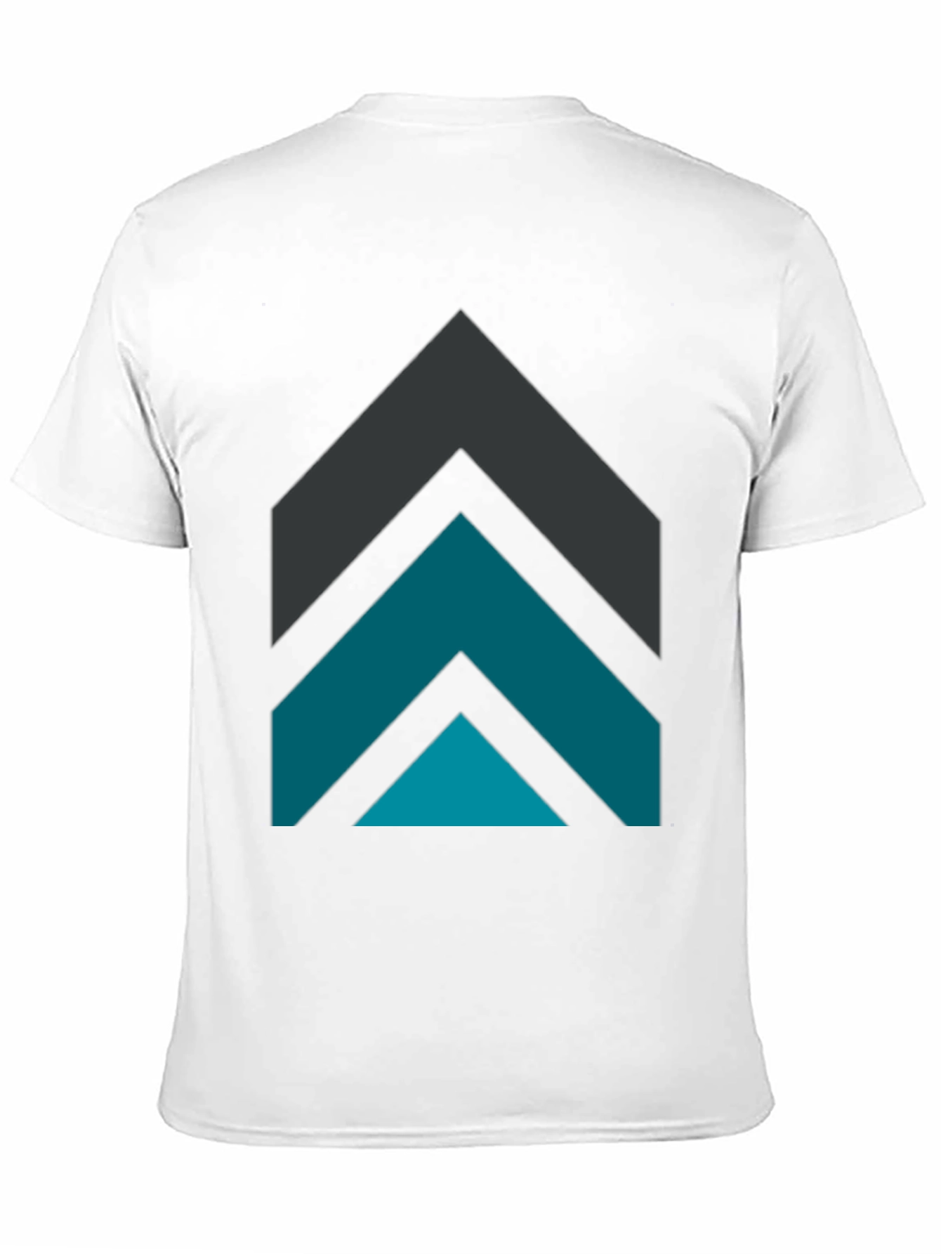 Geometric Arrow Graphic Tee - Modern Design