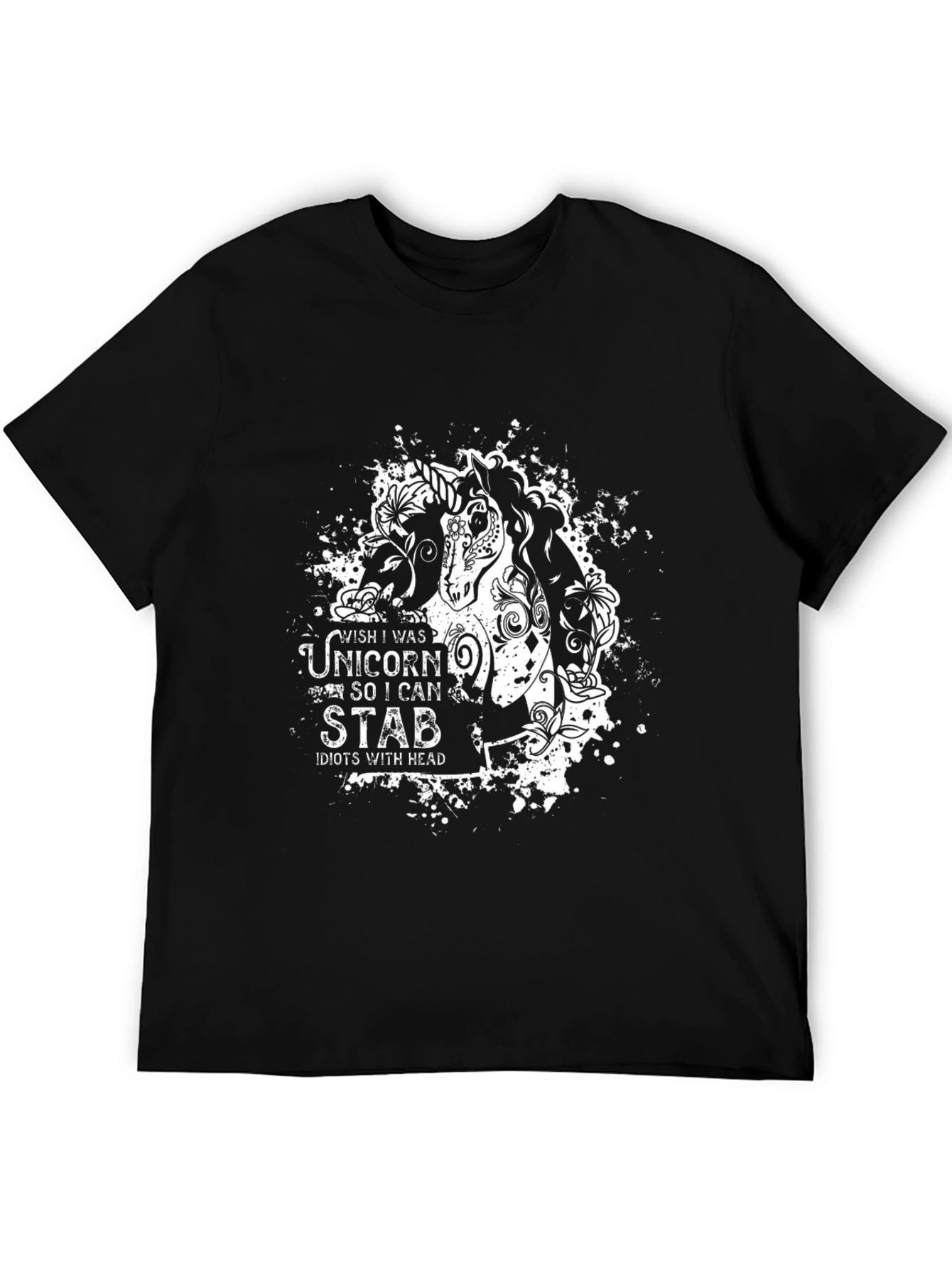Unicorn Graphic Tee - Wish I Was a Unicorn T-Shirt