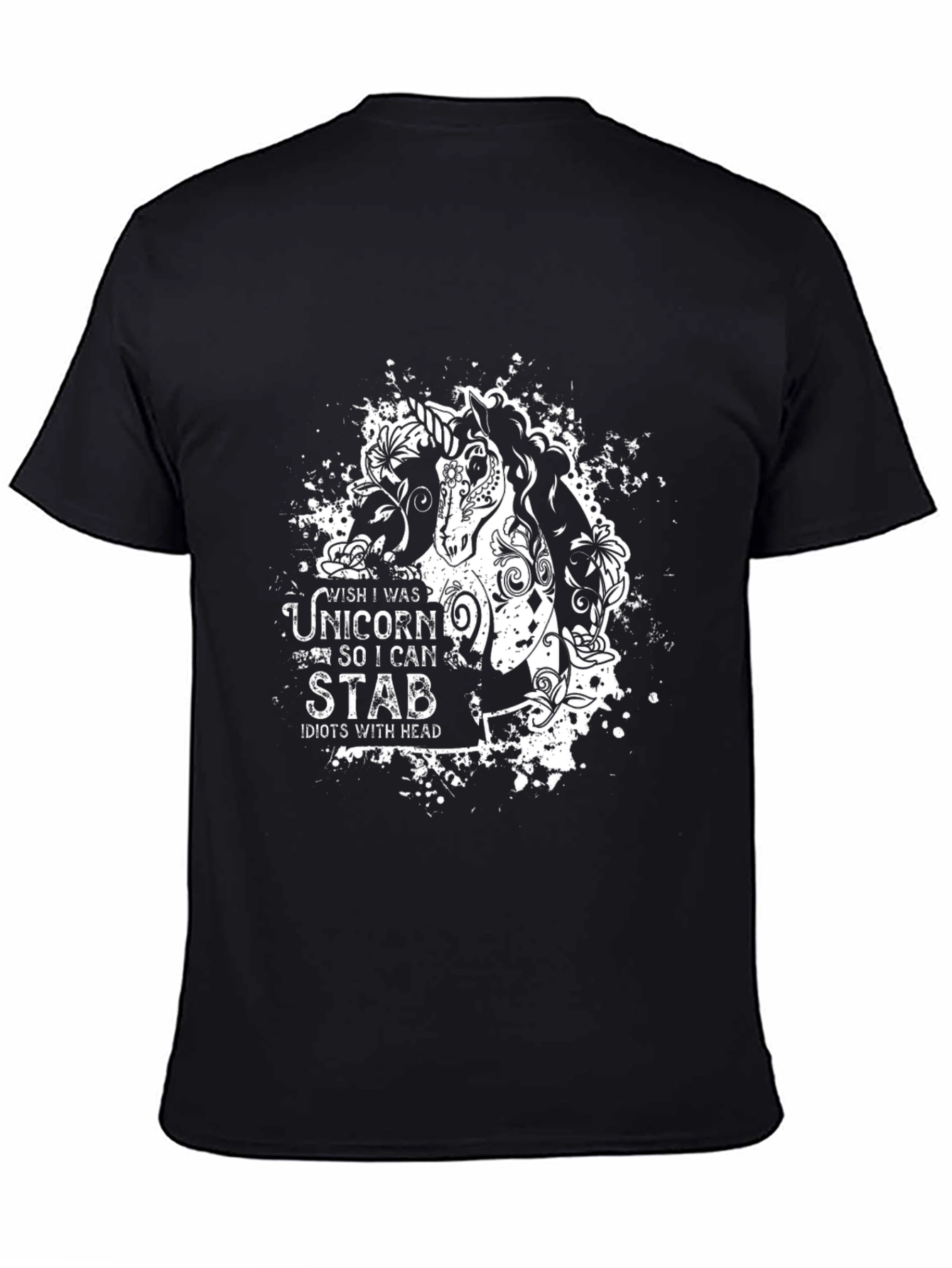 Unicorn Graphic Tee - Wish I Was a Unicorn T-Shirt
